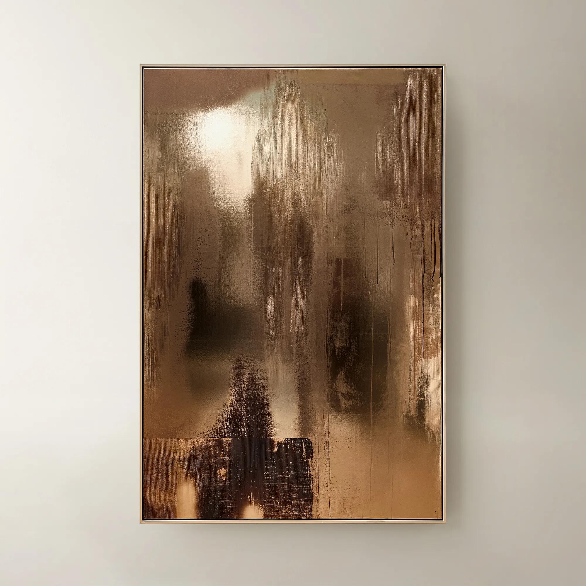 Bronze Reflective Painting