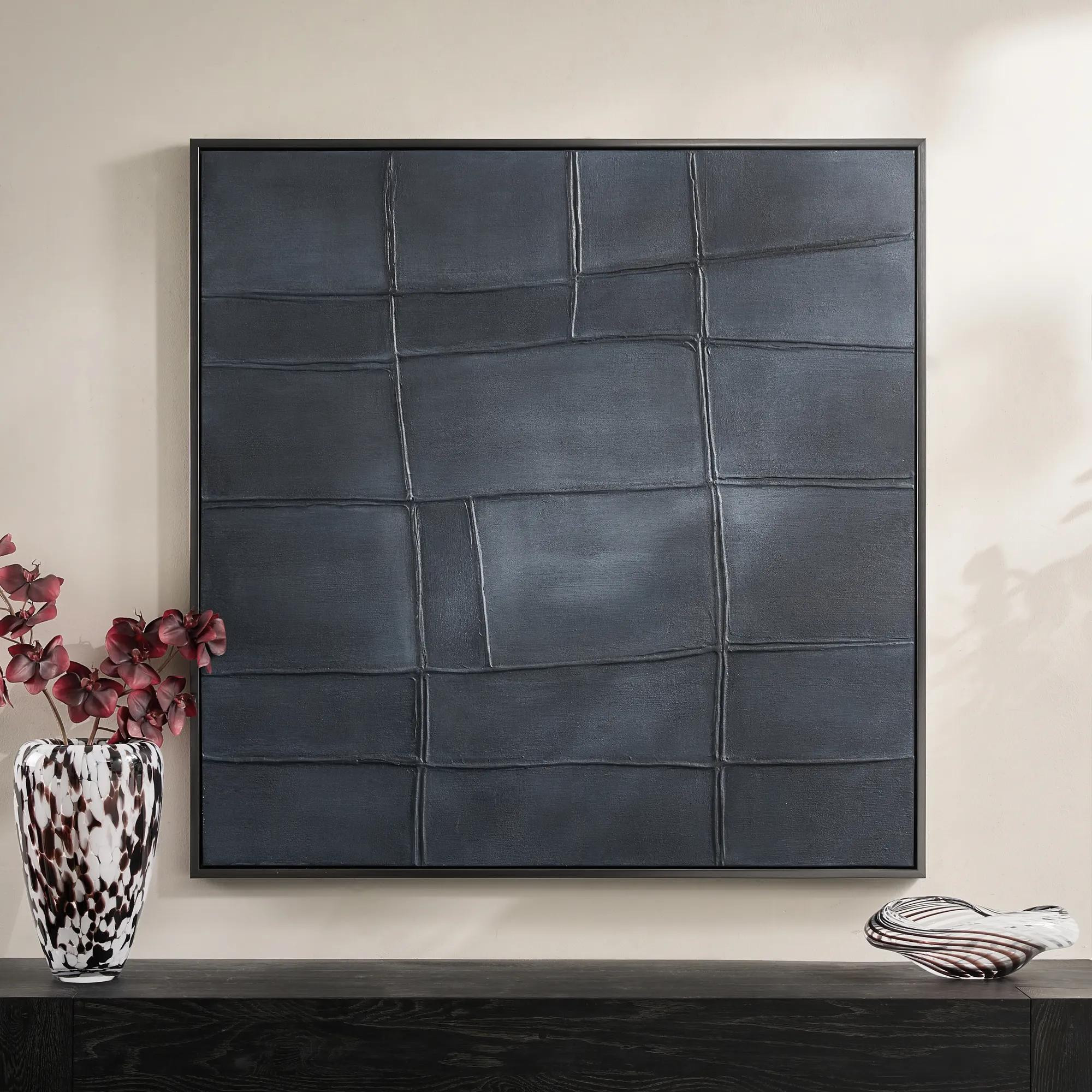 Ink Blue Interval Painting