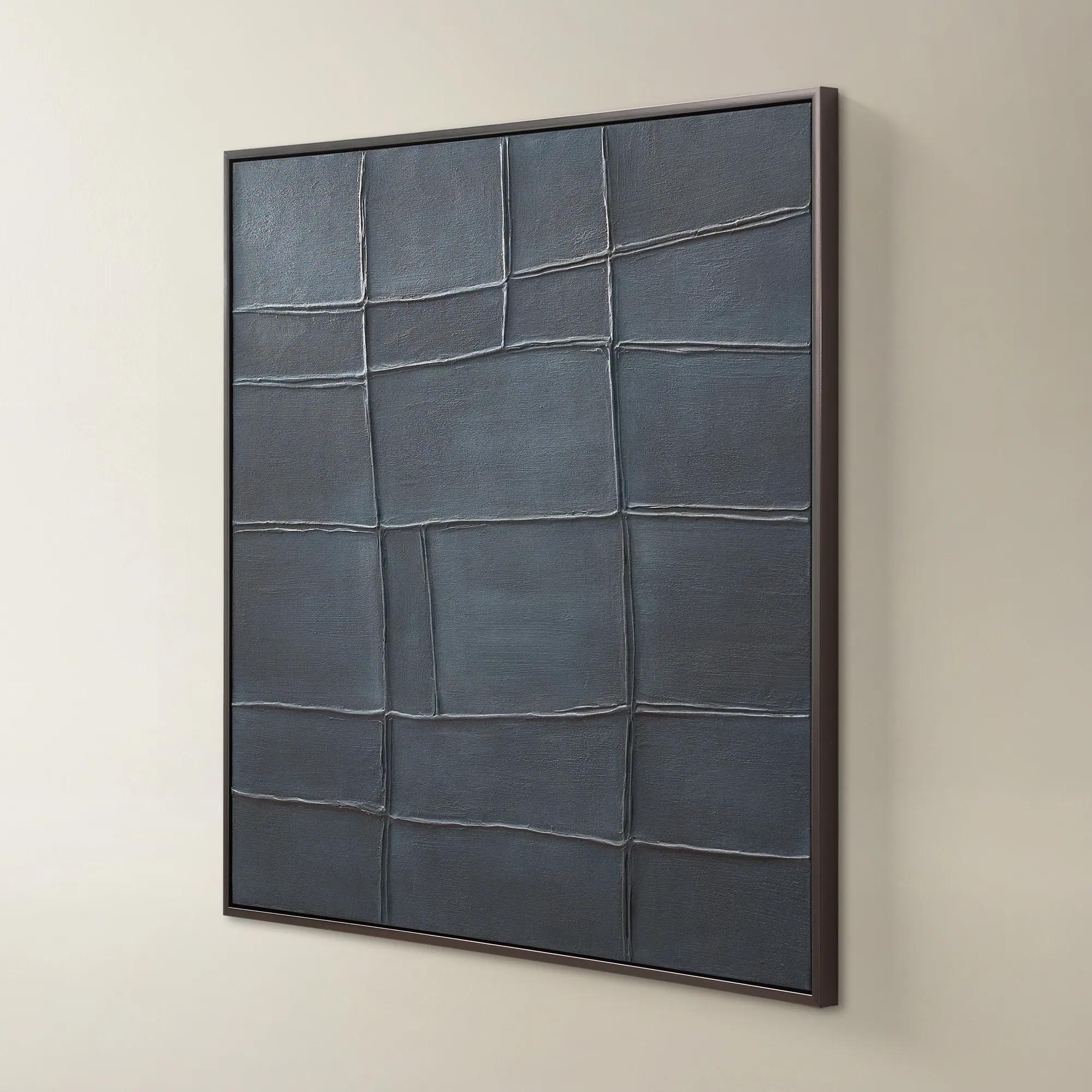 Ink Blue Interval Painting