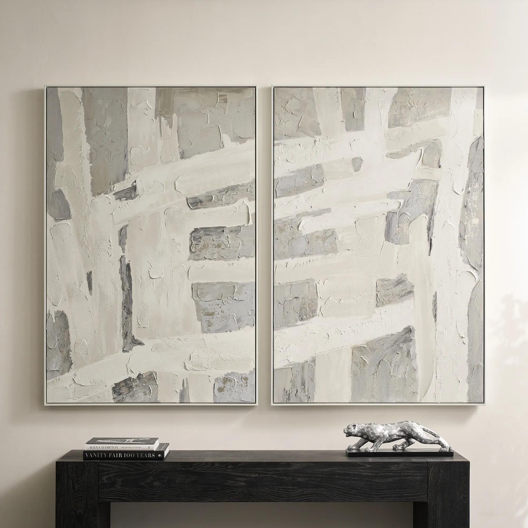 Traverse Diptych Painting