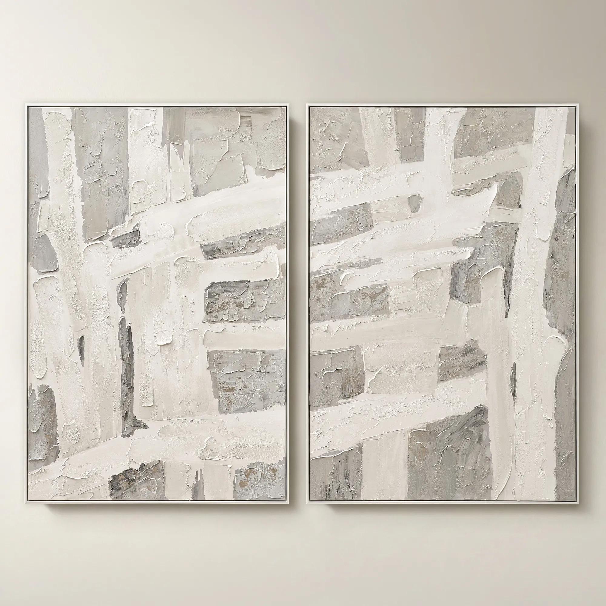 Traverse Diptych Painting
