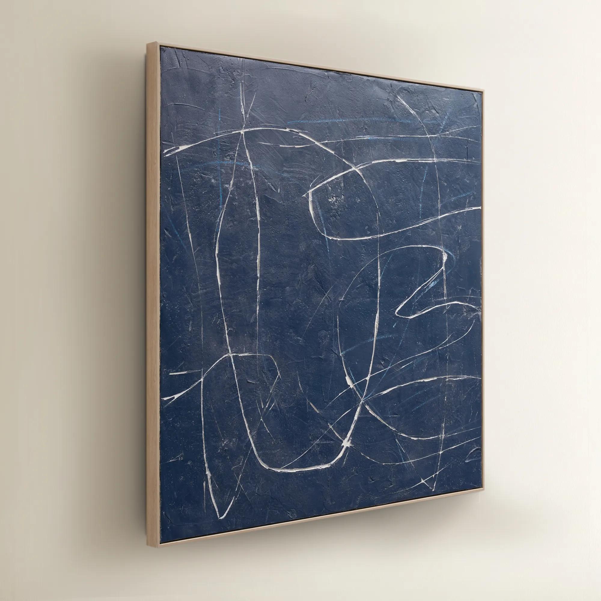 Almost Midnight Painting - Blue