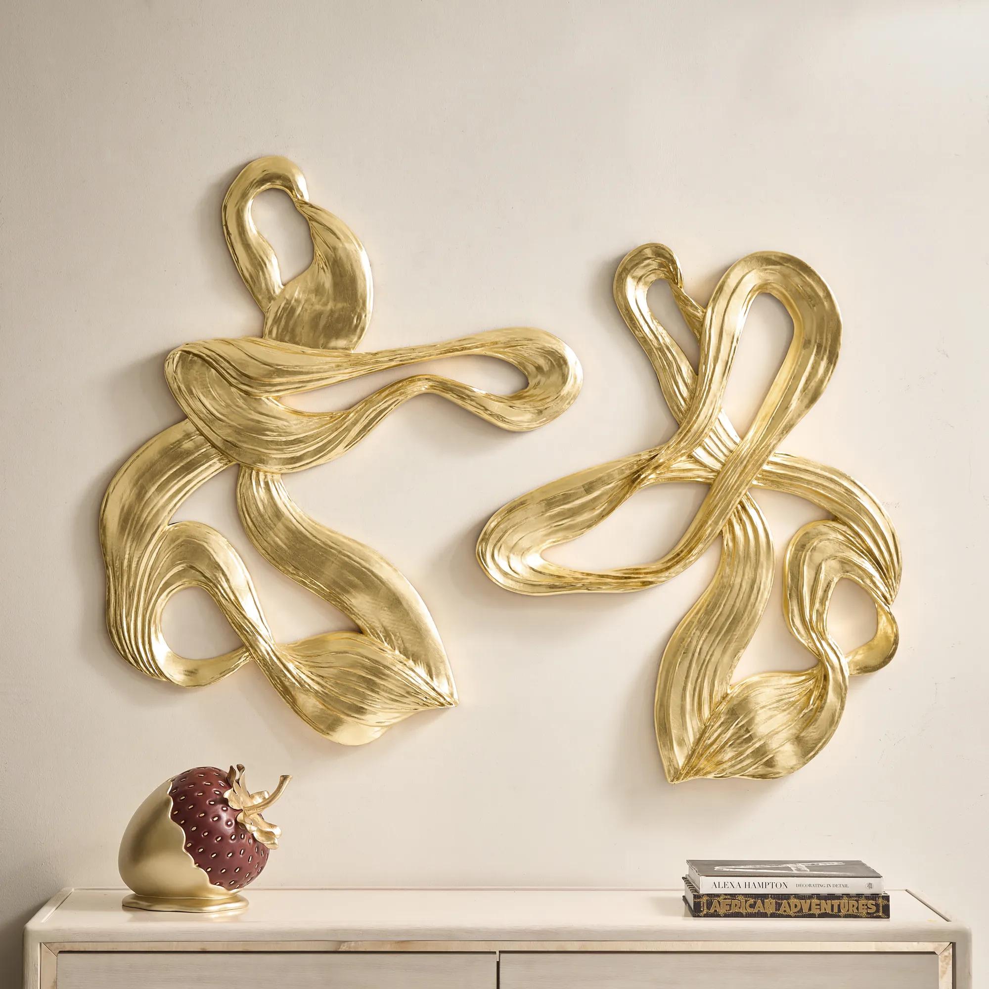 Vela Sculpted Wall Decor - Set of 2