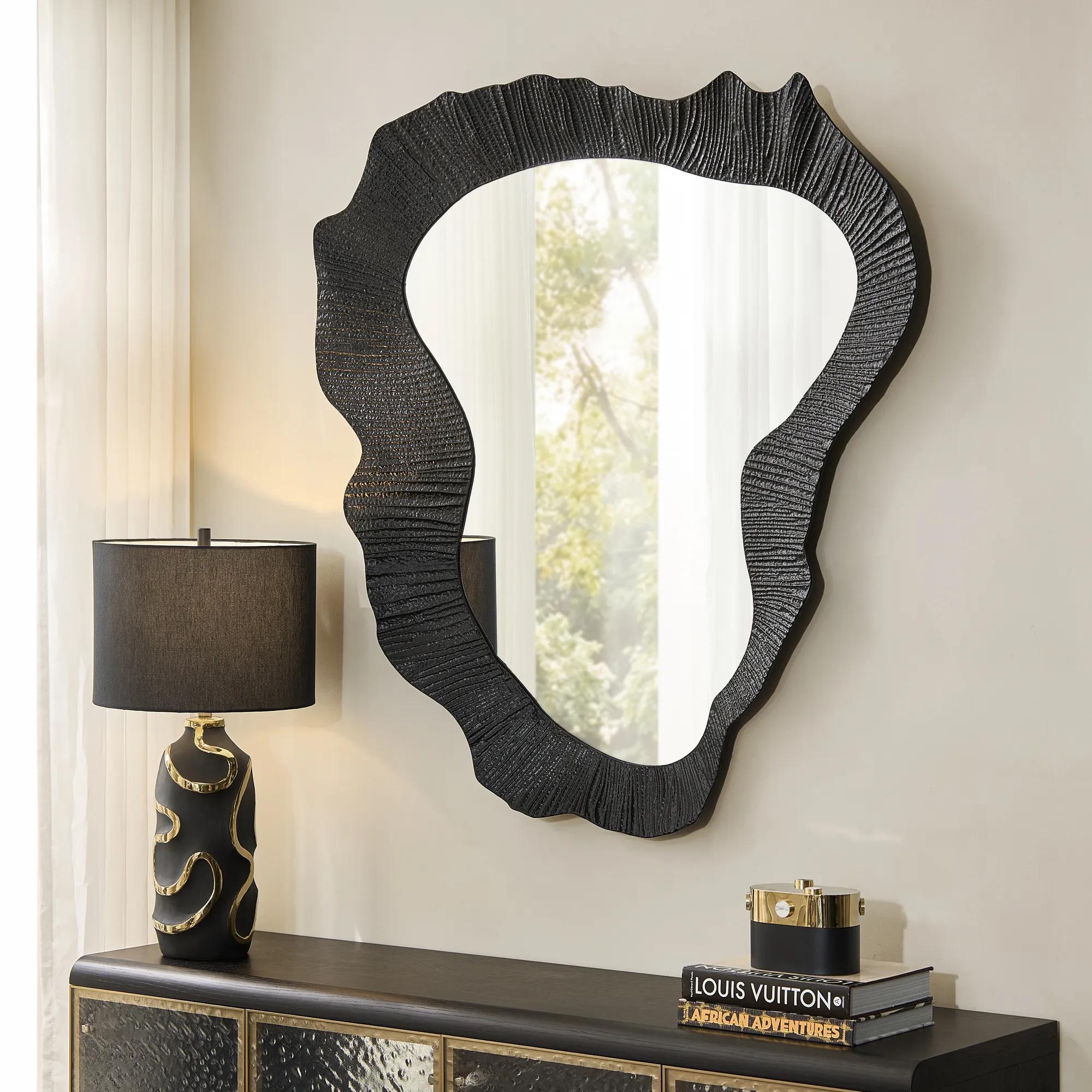 Cara Wall Mirror - Black