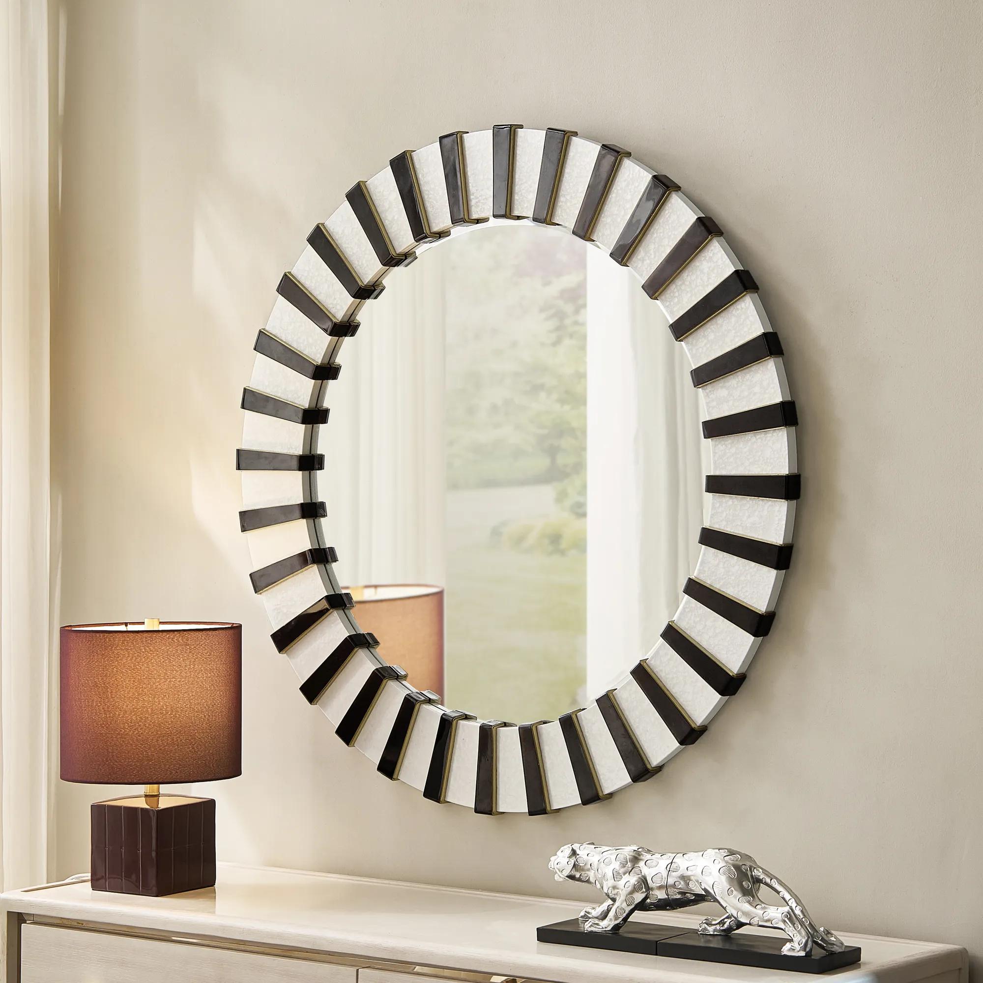 Regatta Wall Mirror - Opaline Pearl