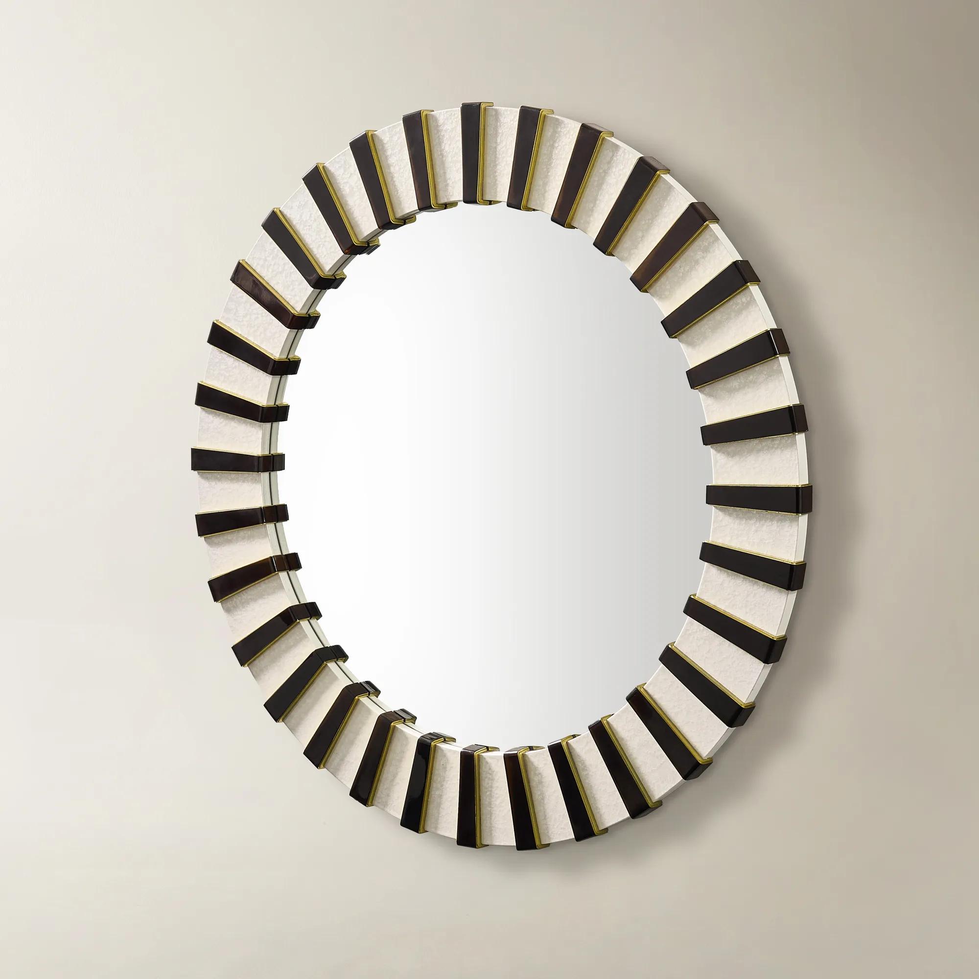 Regatta Wall Mirror - Opaline Pearl