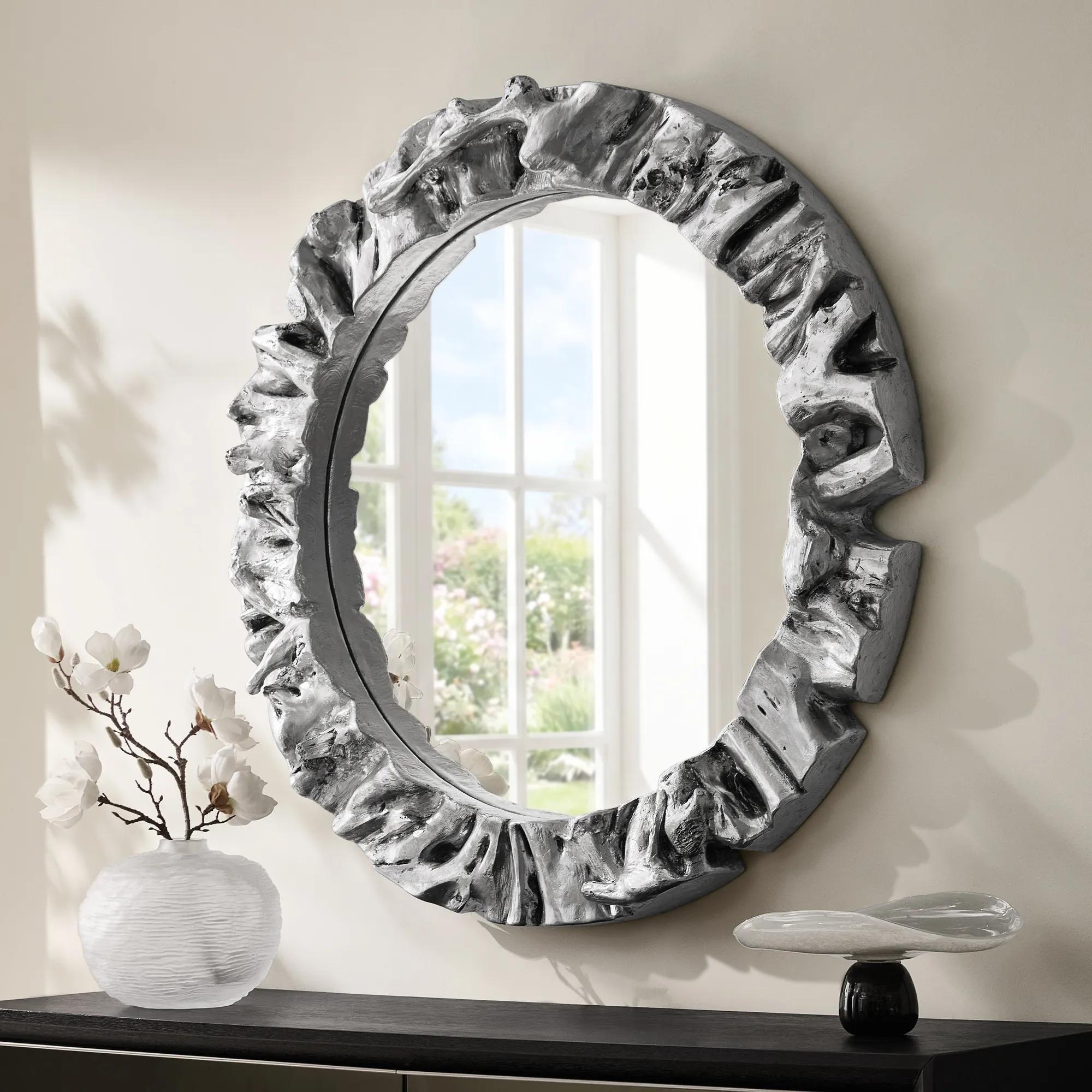 Sequoia Wall Mirror - Silver