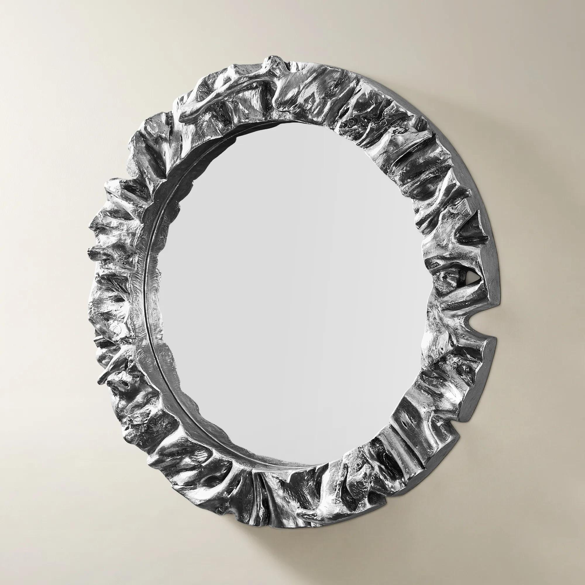 Sequoia Wall Mirror - Silver