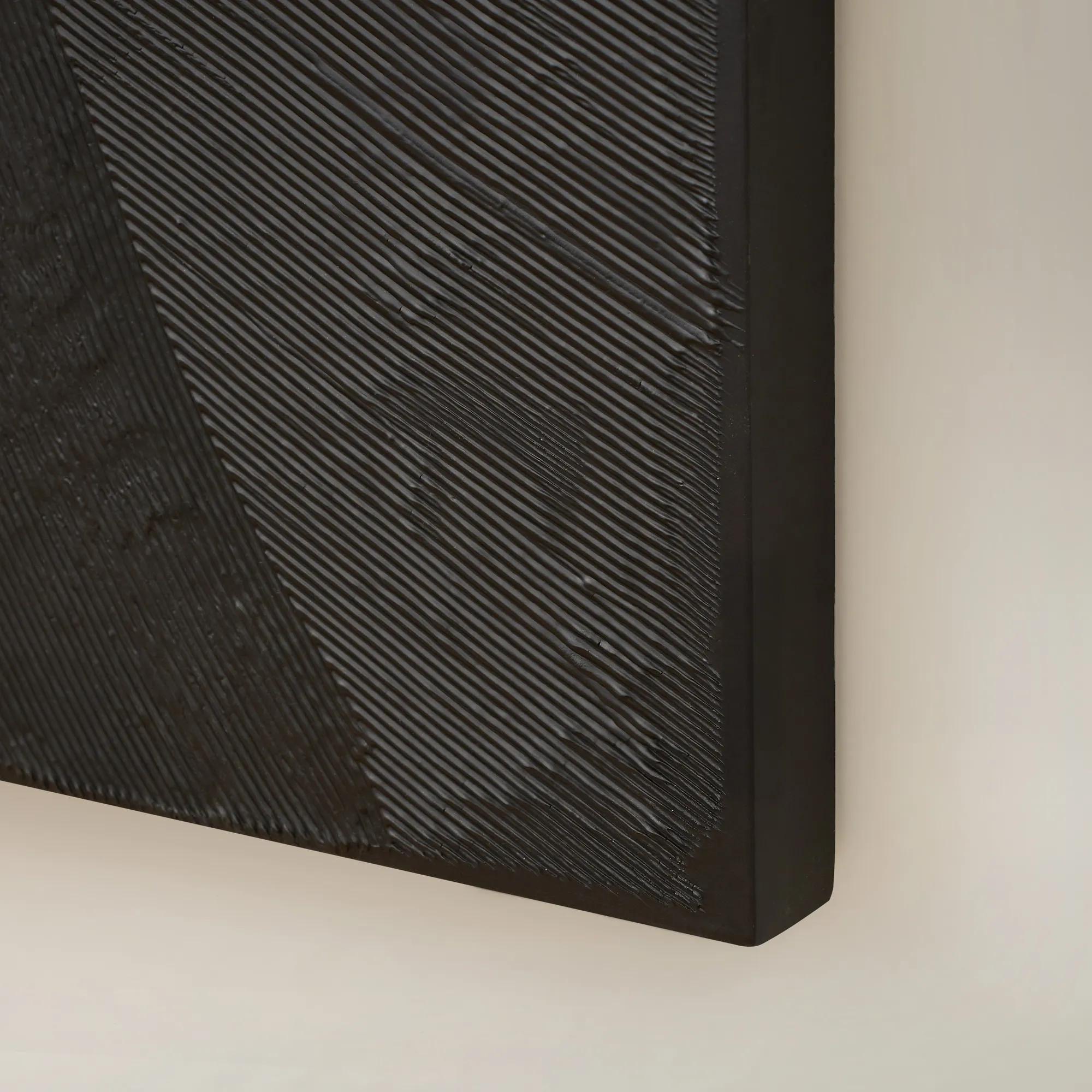 Gold Impasto Sculpted Wall Panel