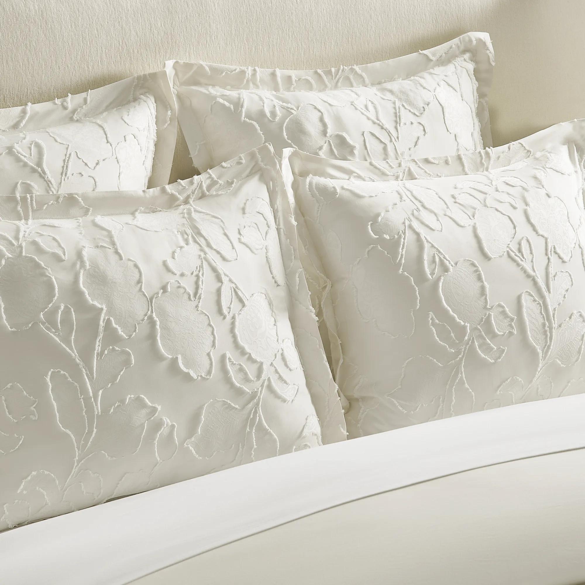 Cosette Textured Jacquard Bedding Set - Ivory