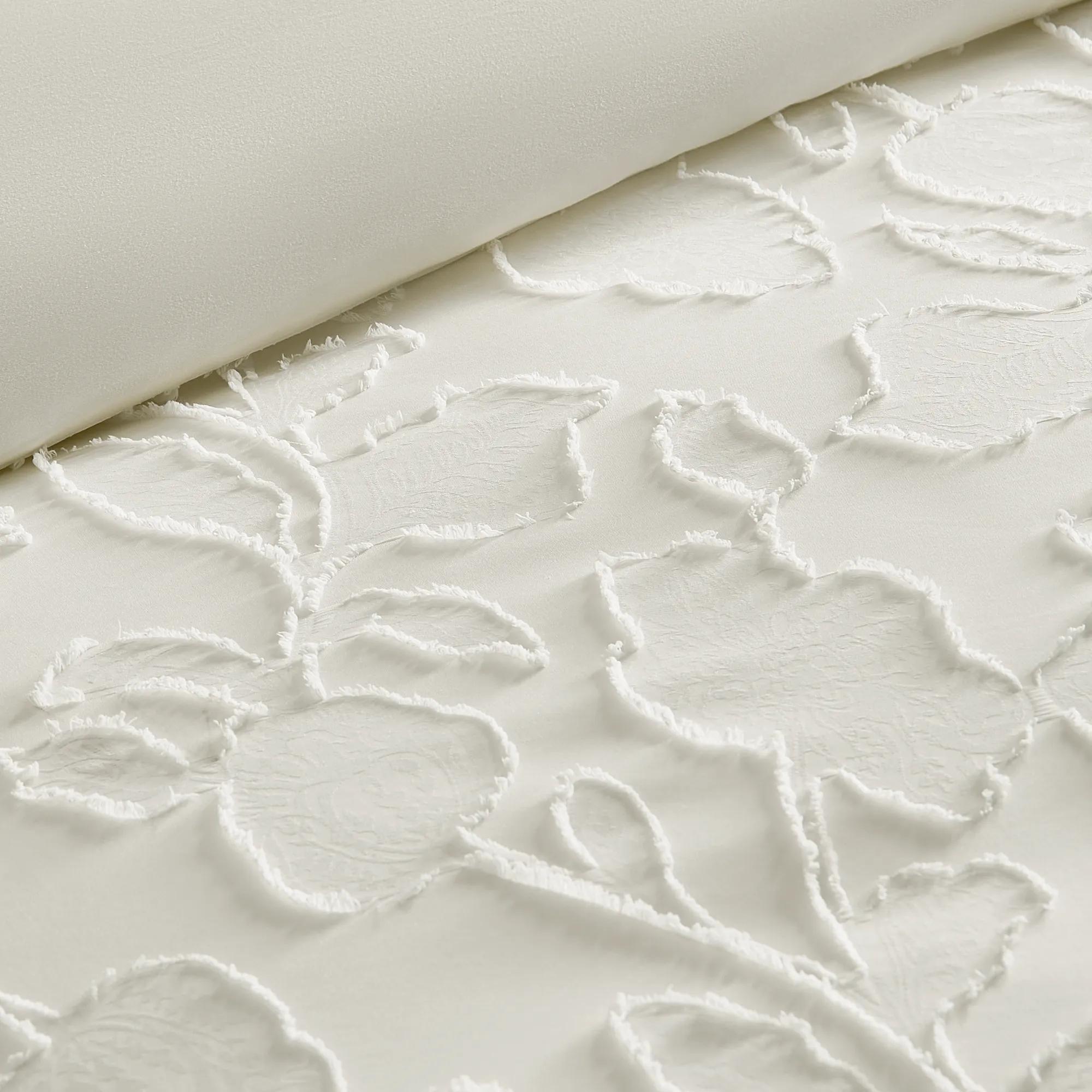 Cosette Textured Jacquard Bedding Set - Ivory