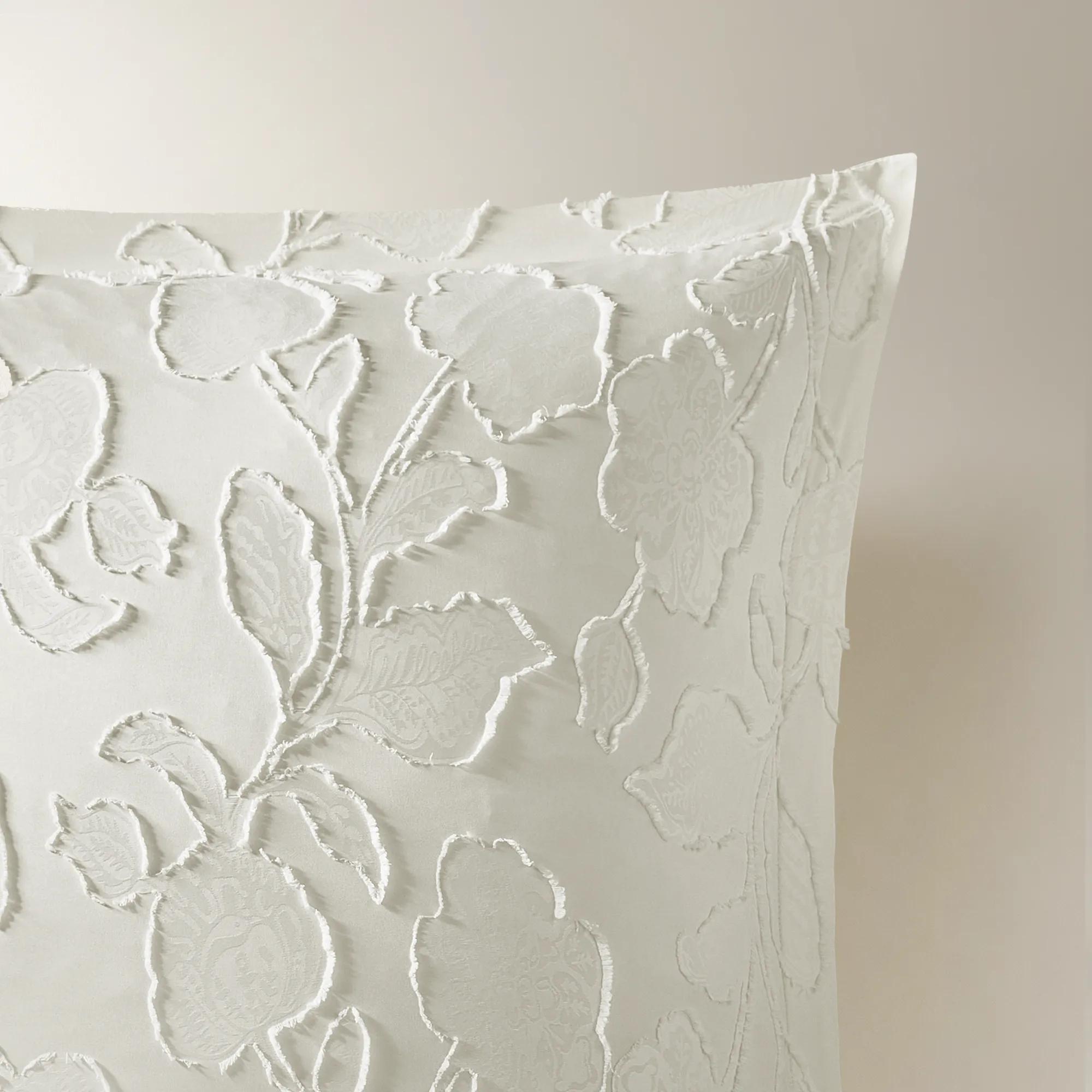 Cosette Textured Jacquard Bedding Set - Ivory
