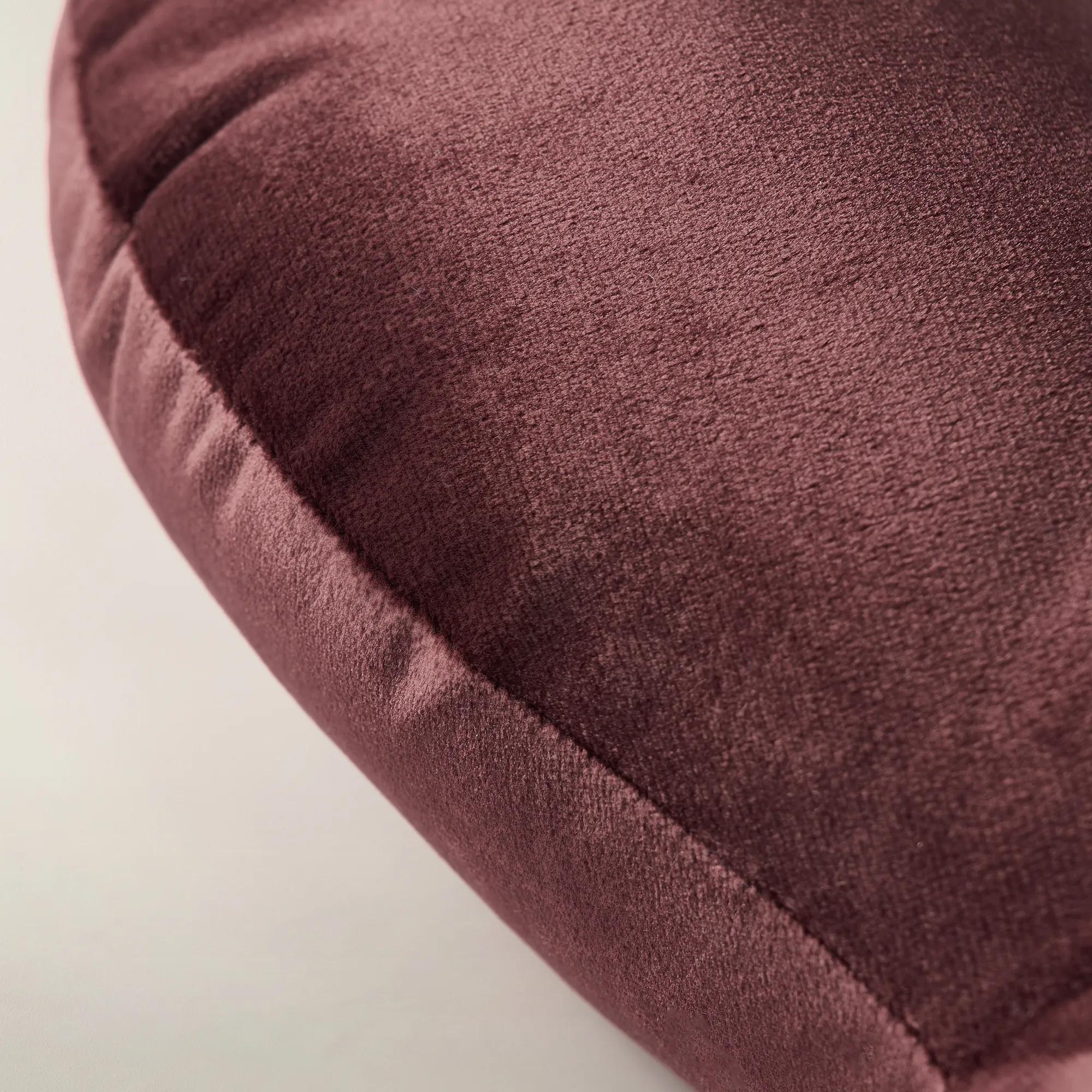 Lips Velvet Pillow 26" - Fig