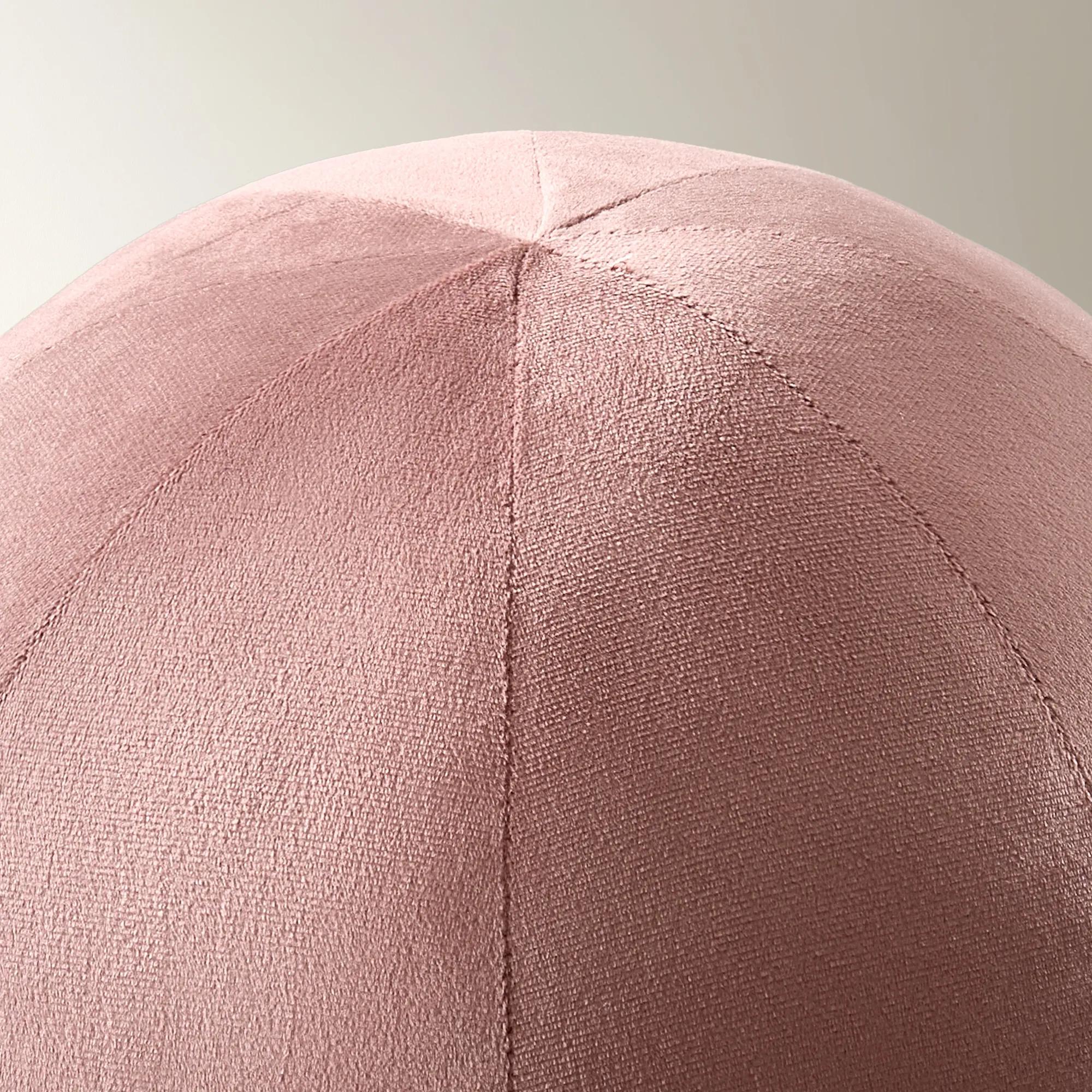 Veda Velvet Ball Pillow 12" - Dusty Rose