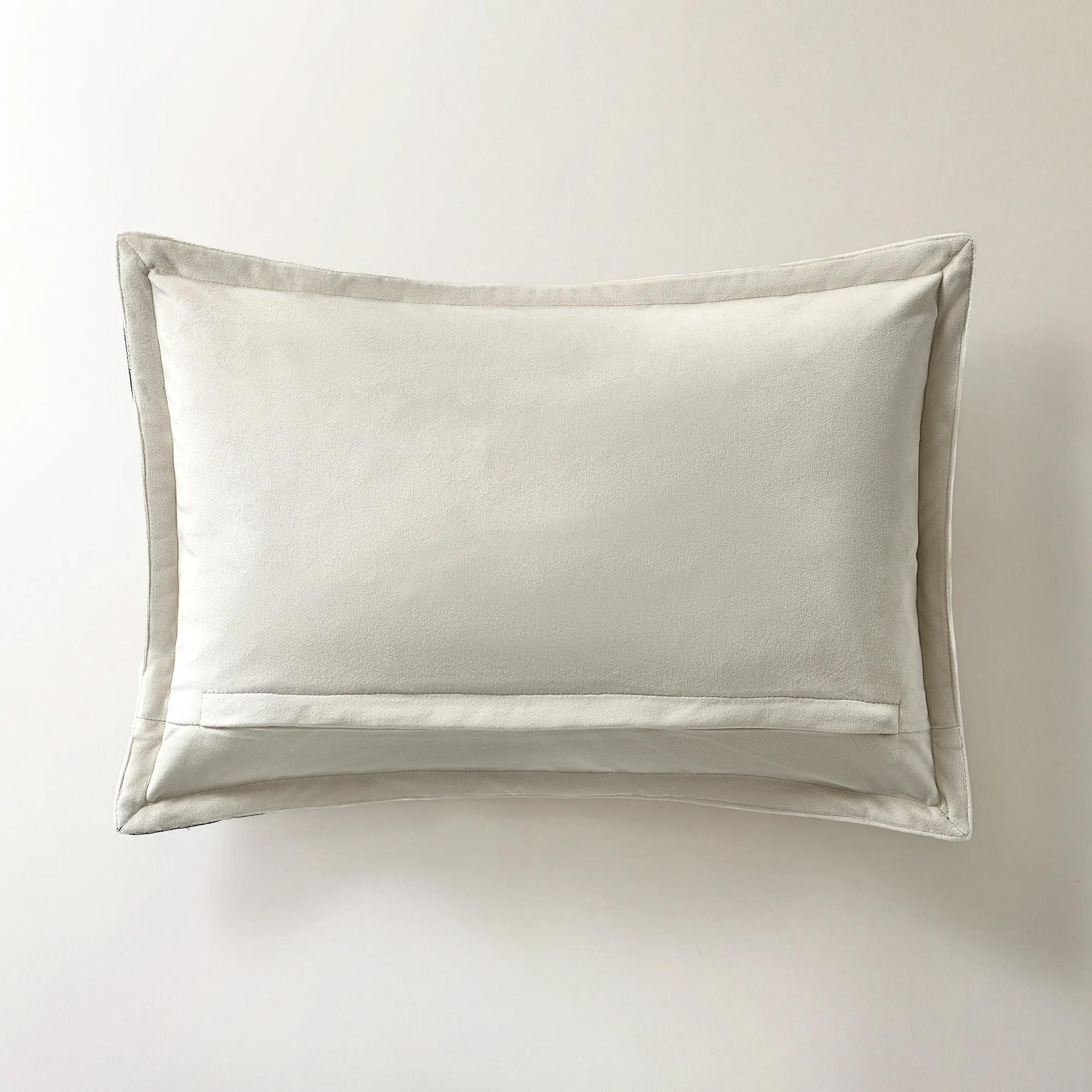 Linea Striped Trim Lumbar 20" x 14" - Alabaster