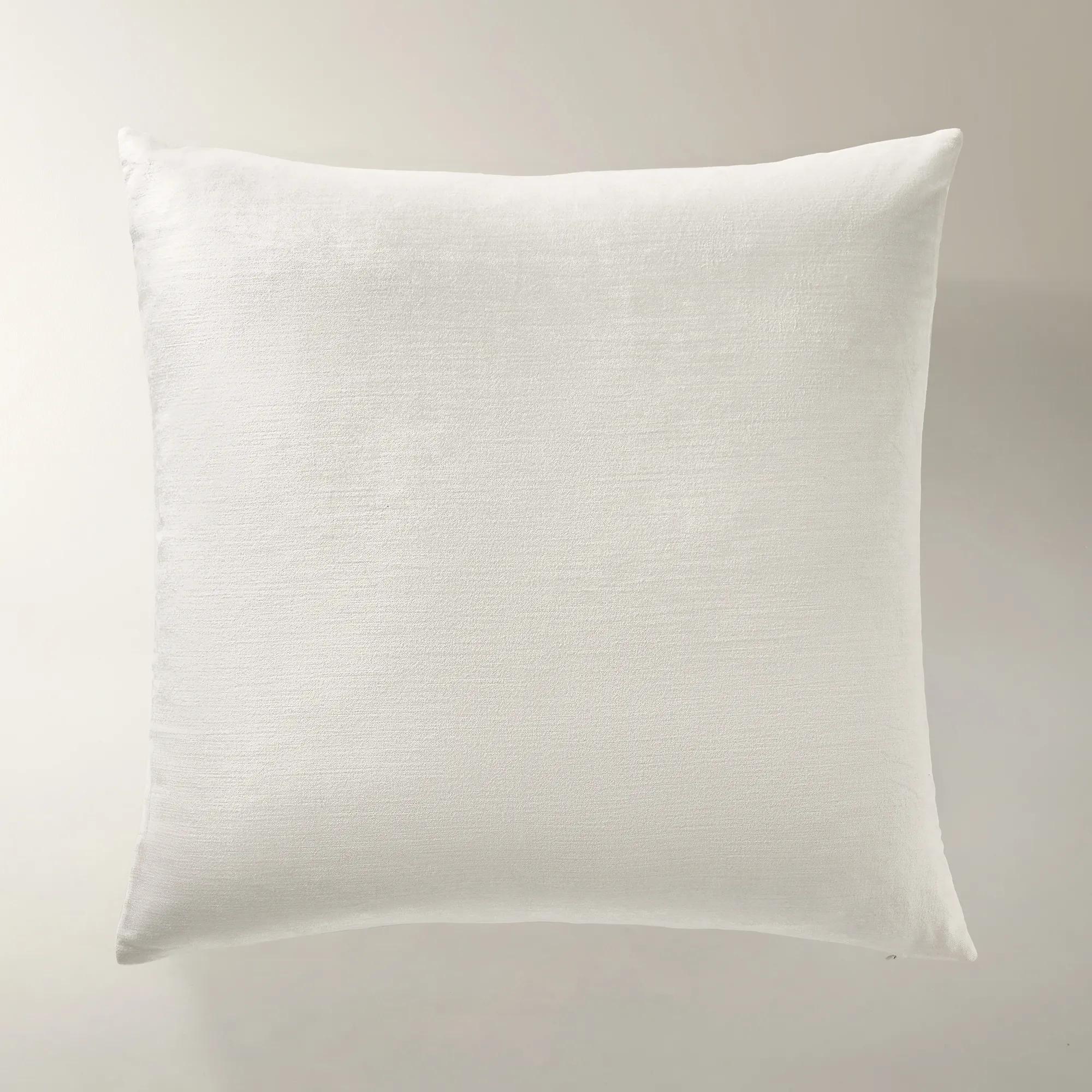 Boa Metallic Pillow 22" - Gold/White