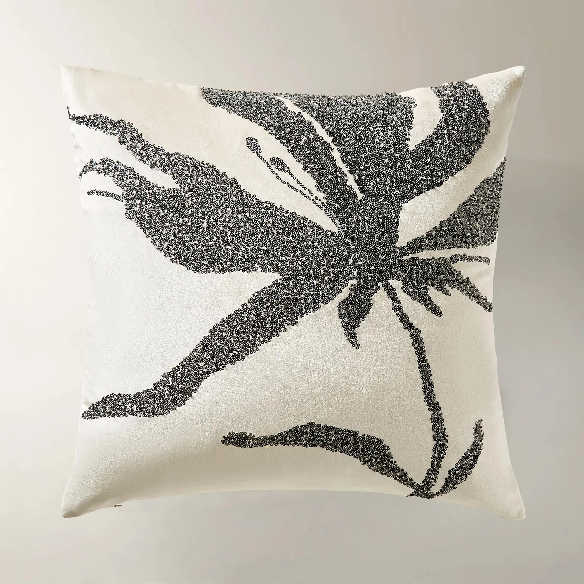 Leita Embellished Velvet Pillow 20"