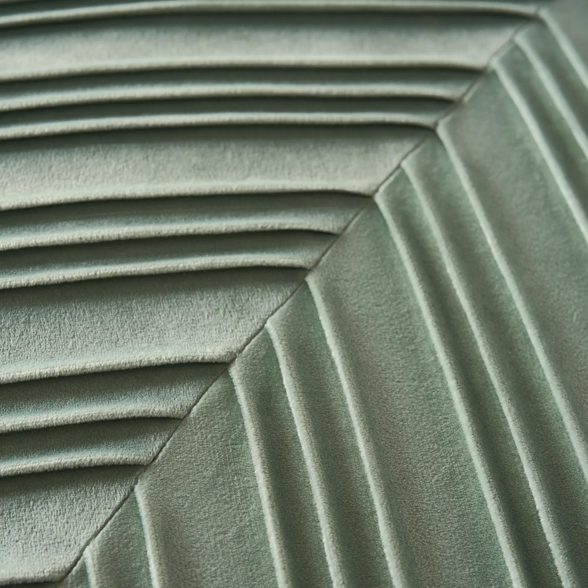 Lowry Pleated Velvet Pillow 22" - Sea Glass