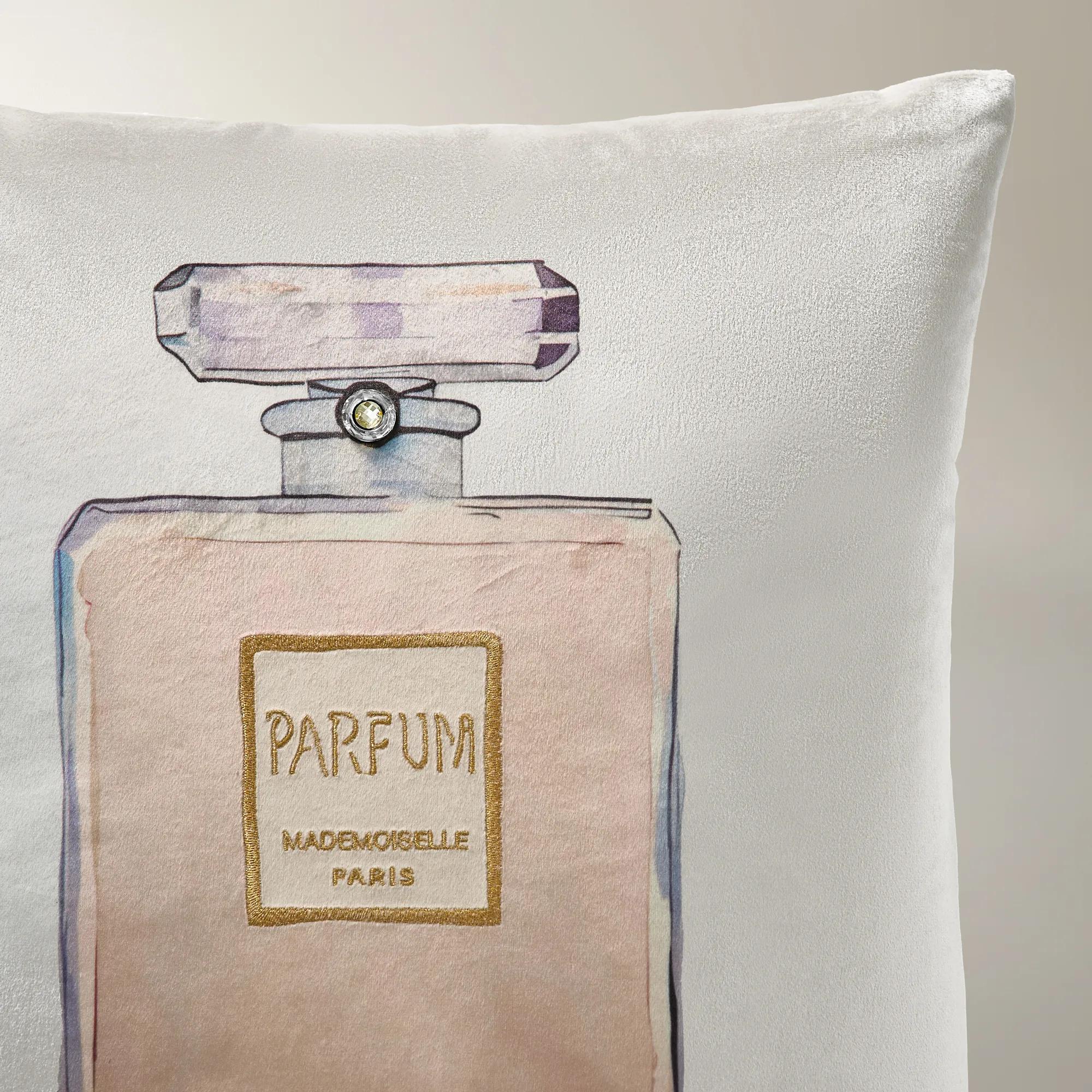 Parfum Bottle Pillow 20" - White