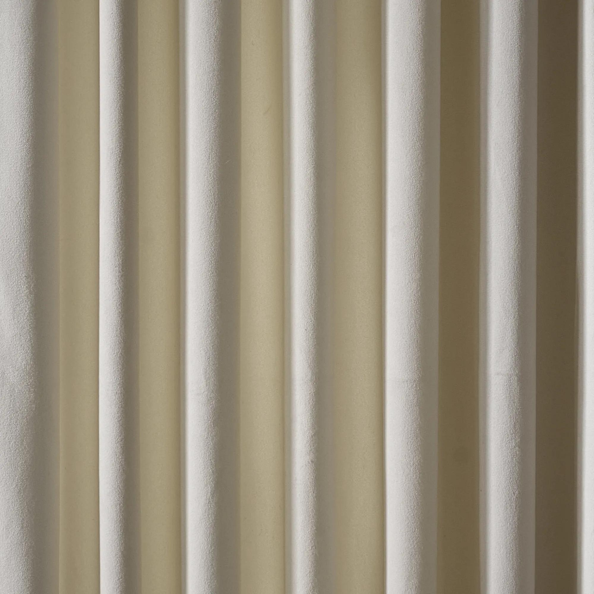 Bastien Border Curtain - Ivory/Graphite