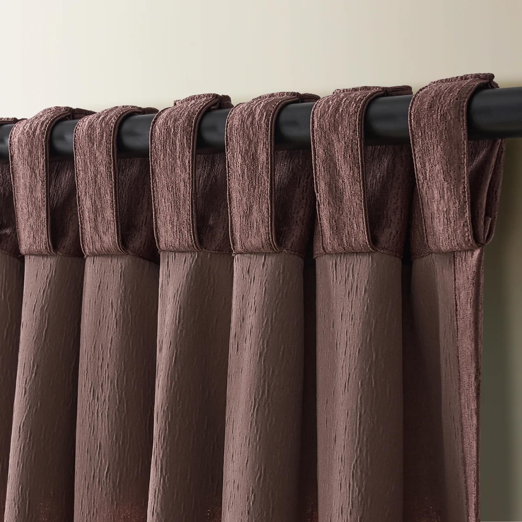 Anson Textured Curtain - Fig