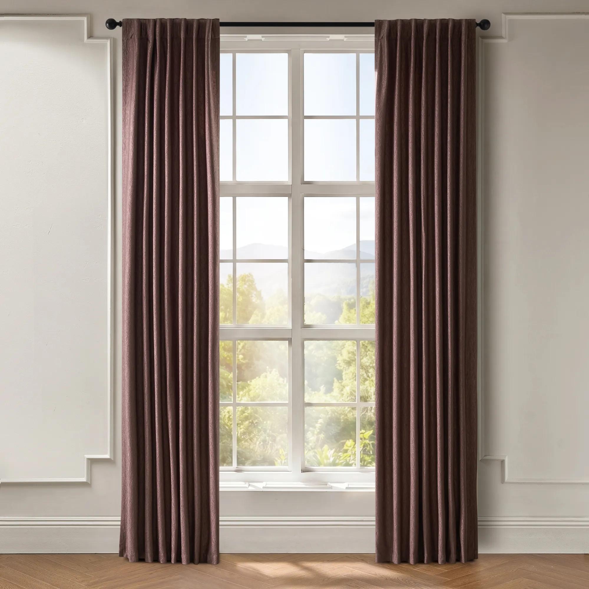 Anson Textured Curtain - Fig