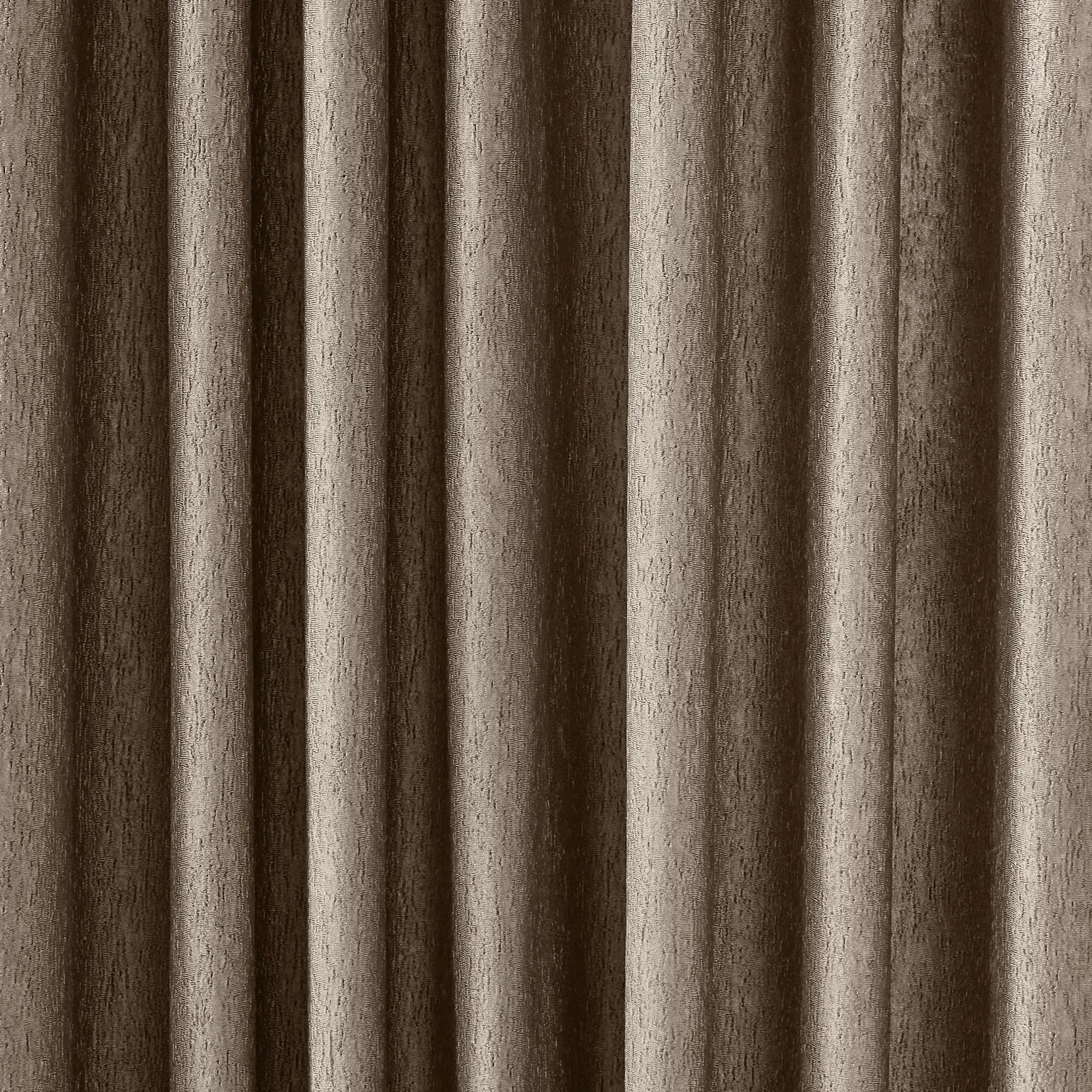Anson Textured Curtain - Light Mocha Rose