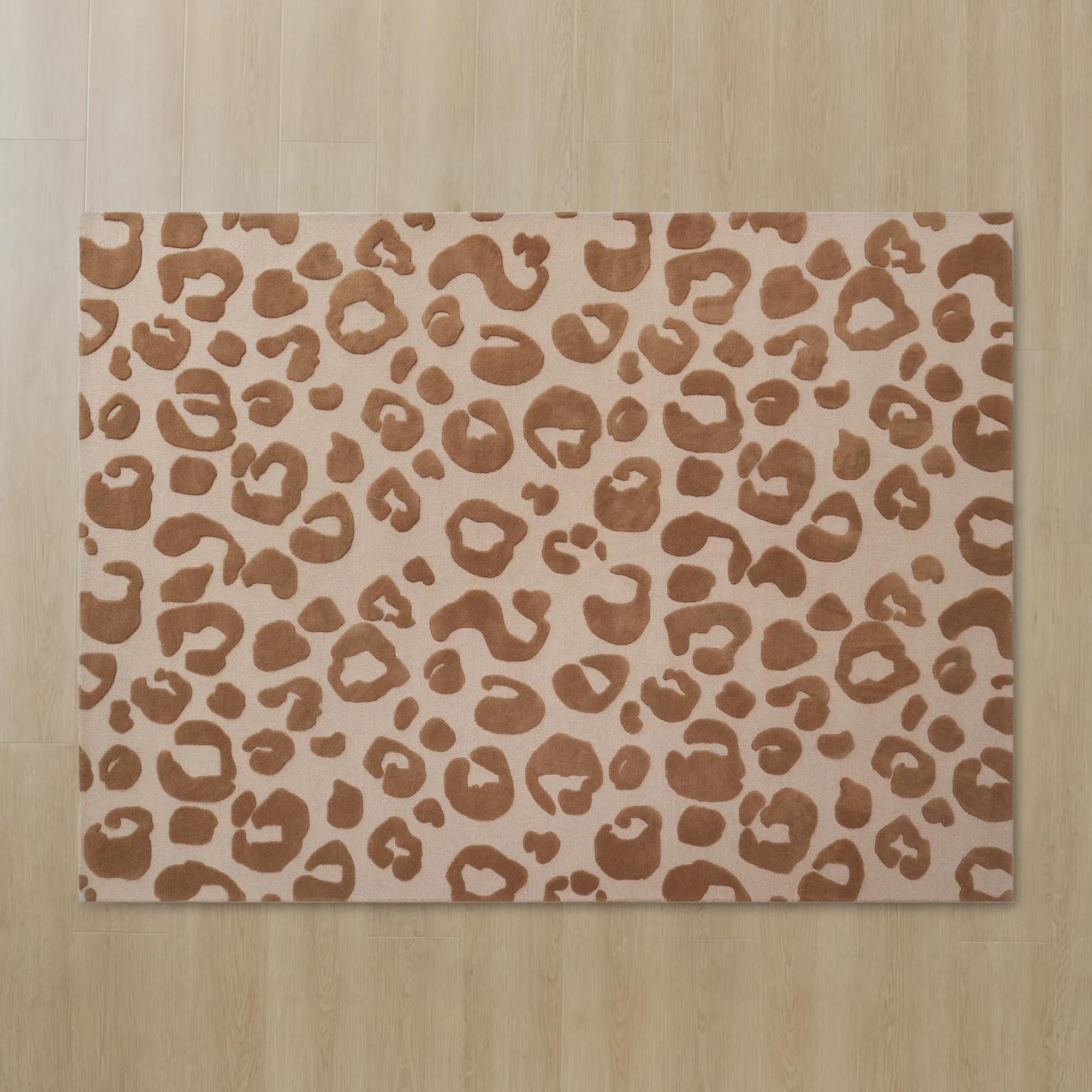 Pounce Wool Rug - Tawny Brown