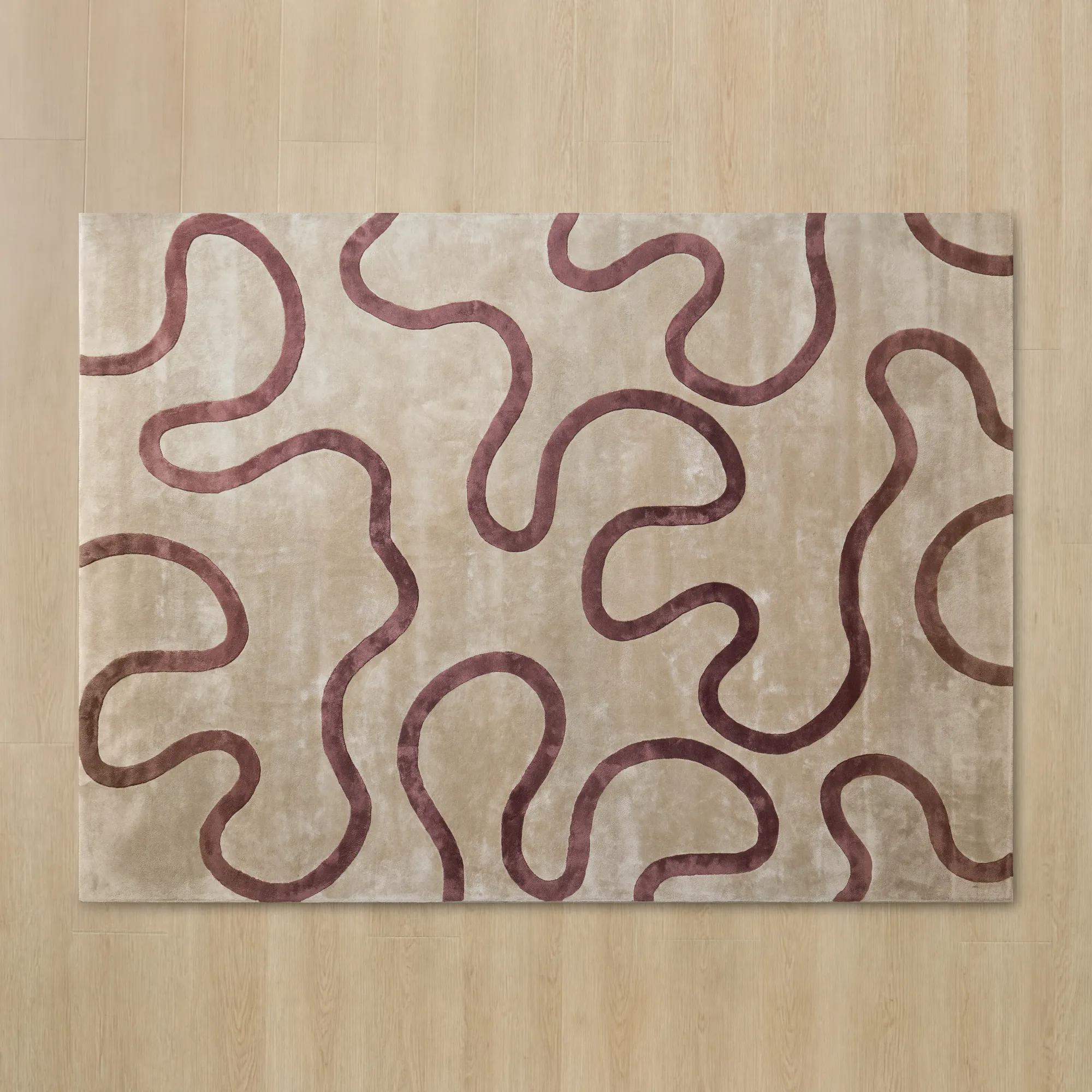 Seraphina Loop Rug - Fig/Taupe
