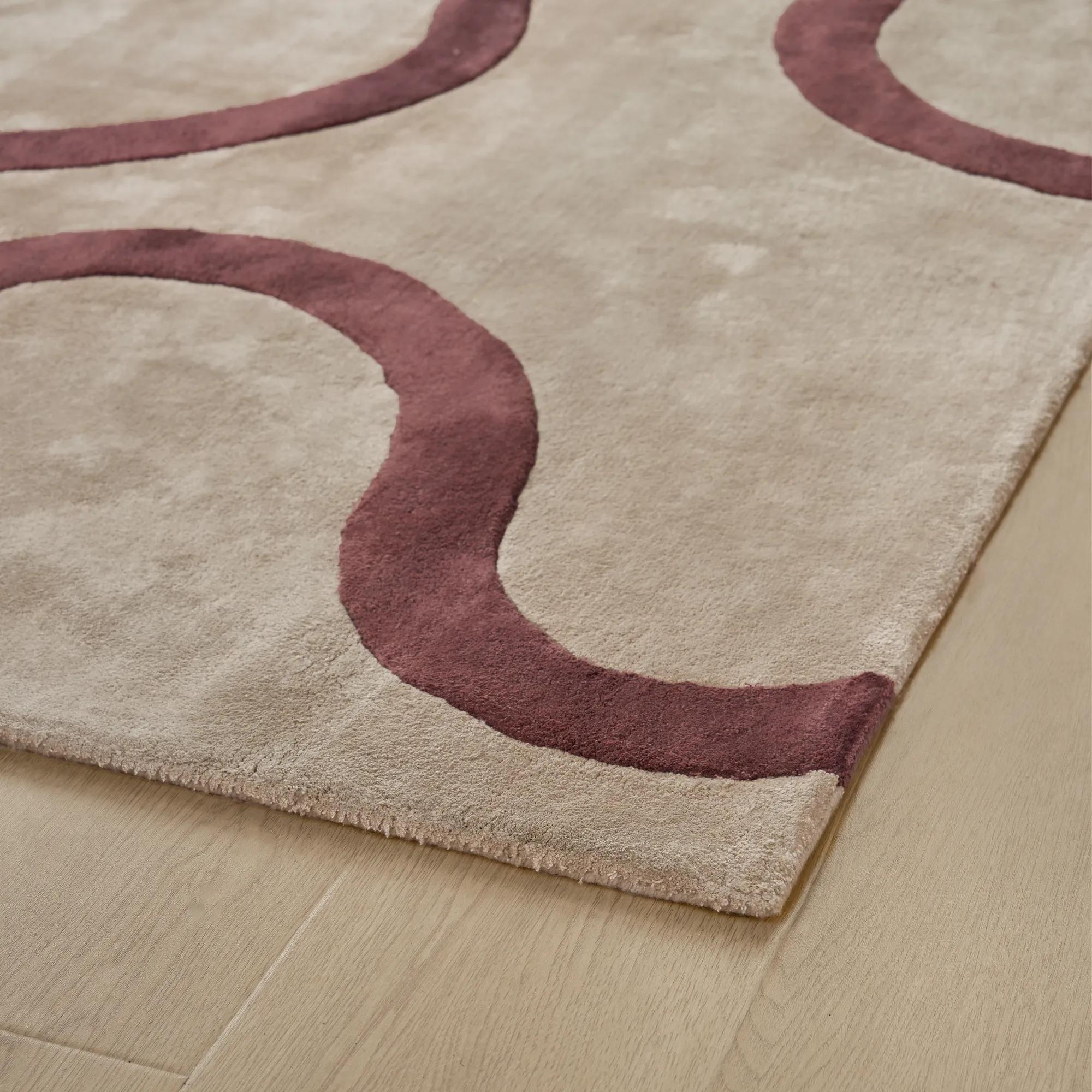 Seraphina Loop Rug - Fig/Taupe