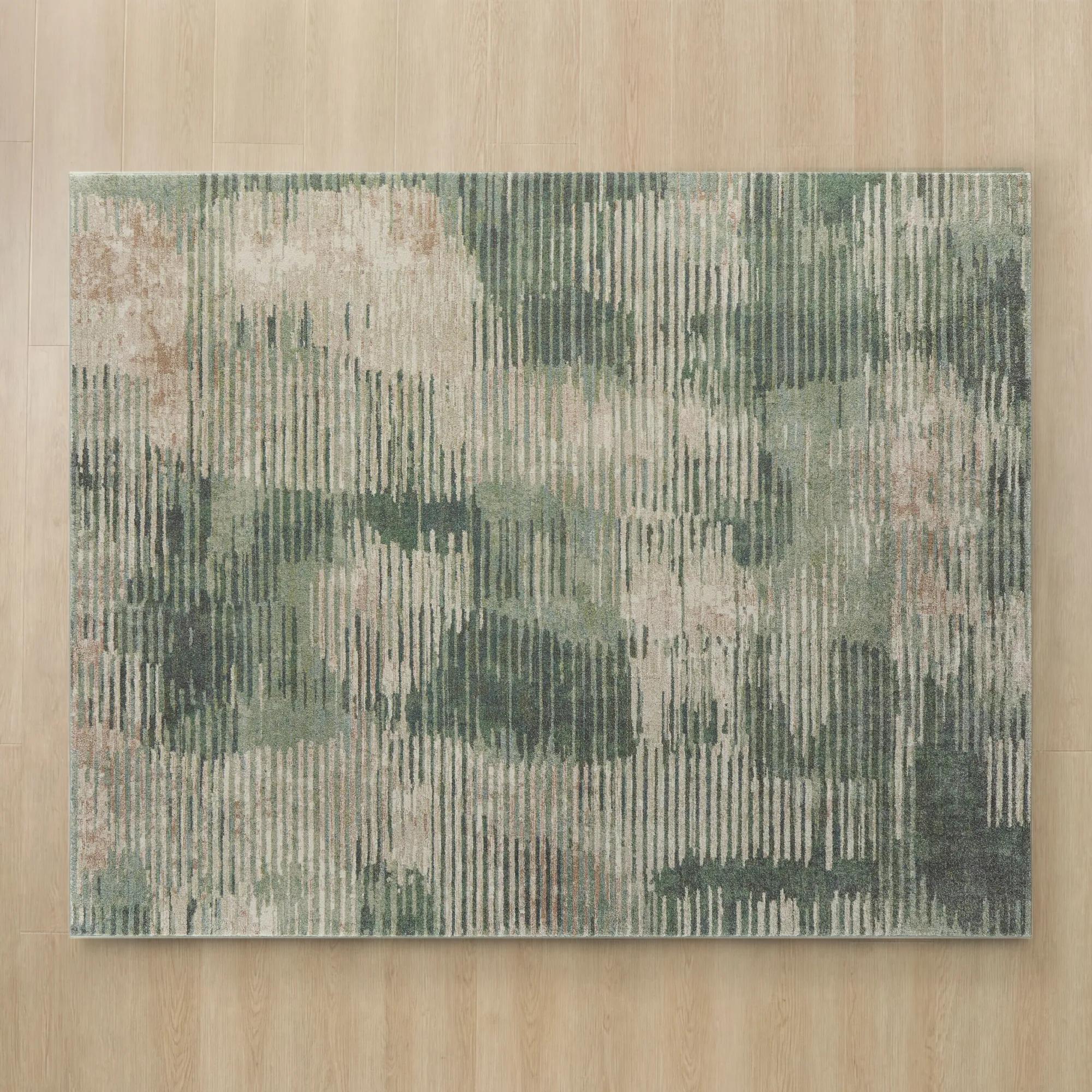 Sylvan Rugs - Smoked Olive Green/Beige