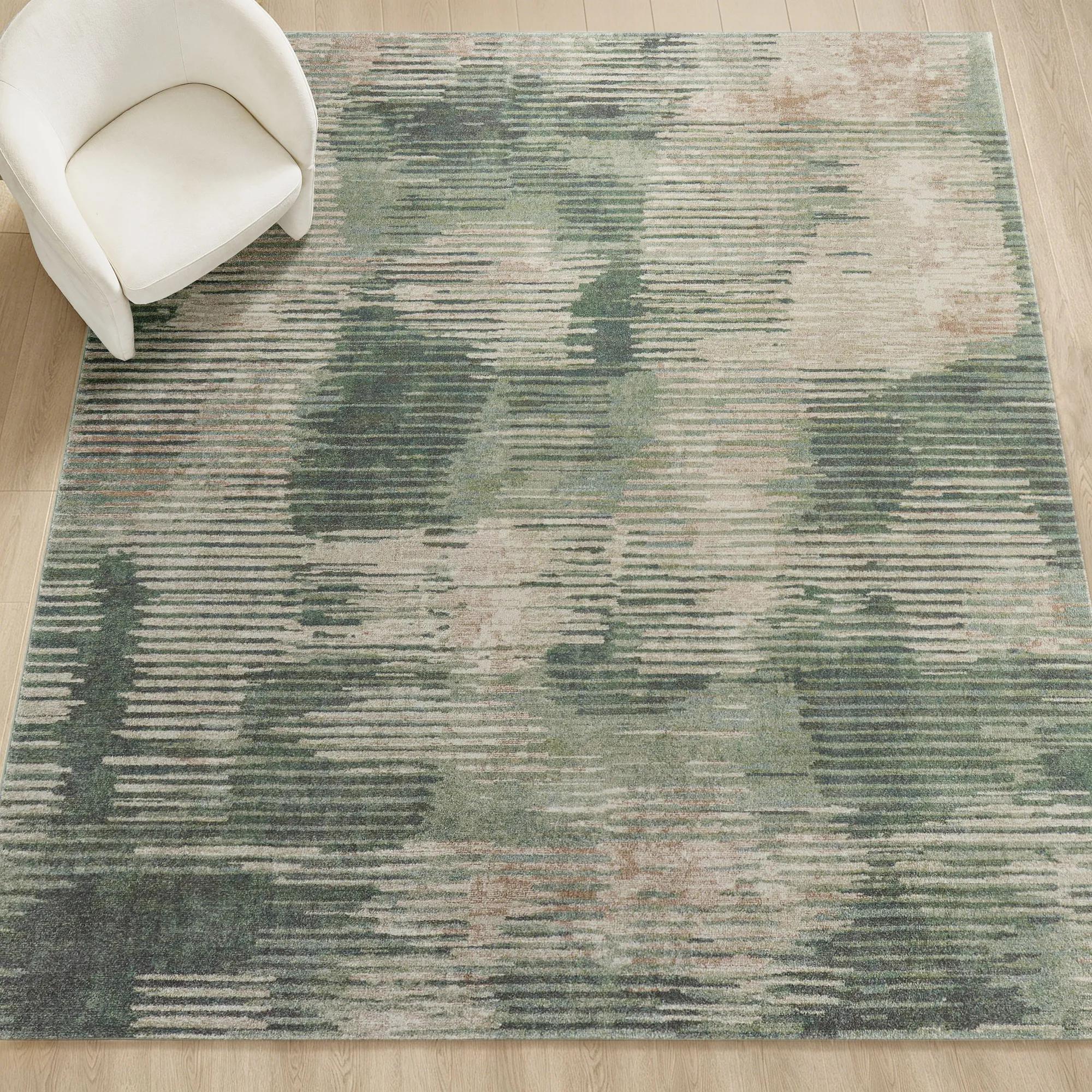 Sylvan Rugs - Smoked Olive Green/Beige