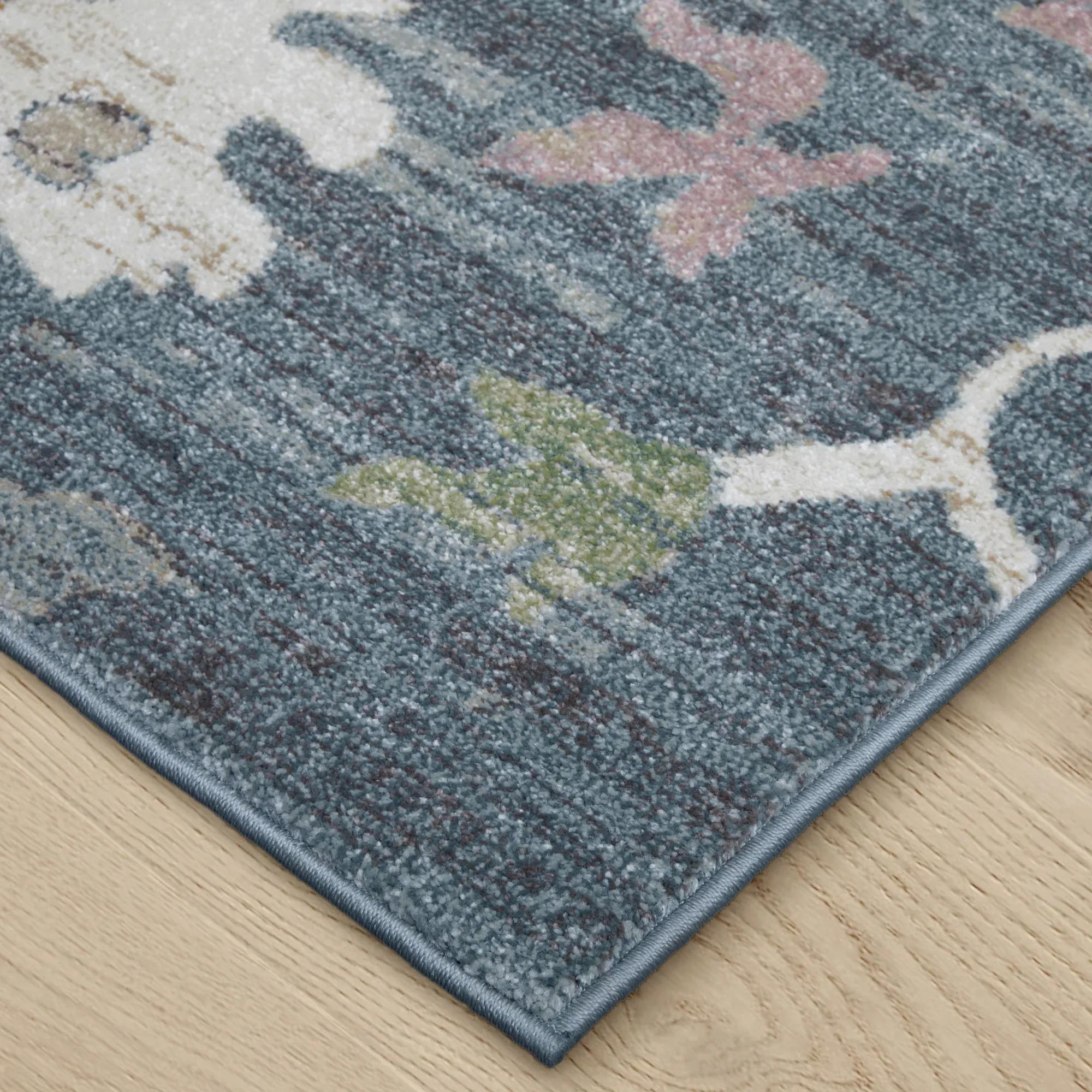 Ariella Rugs - Blue/Ivory/Beige/Green/Rose Dust