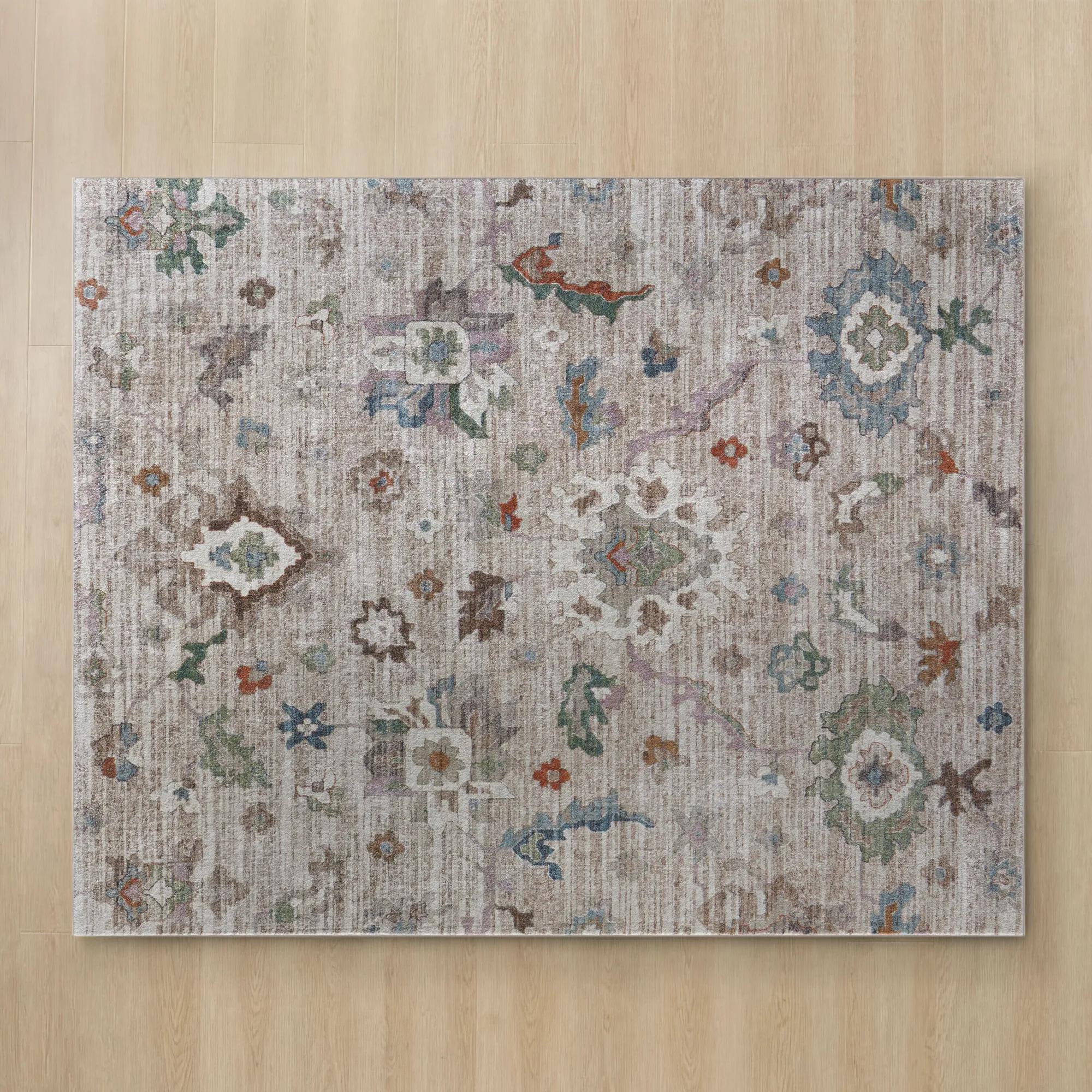 Ariella Rugs -Taupe/Ivory/Beige/Blue/Green