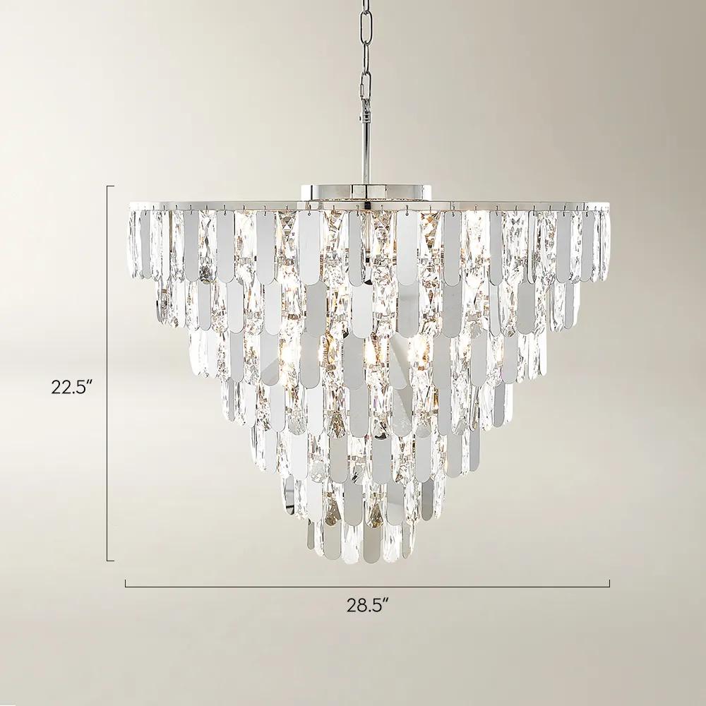 Avenue Crystal Chandelier 28.5"