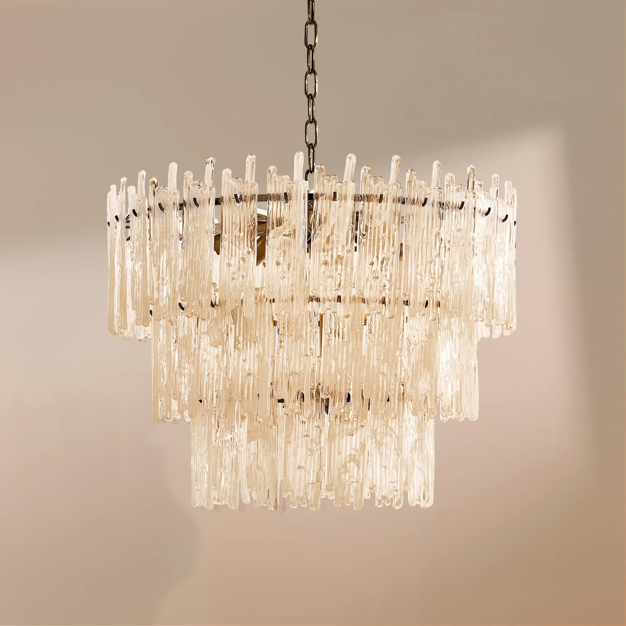 Glacier Glass Chandelier