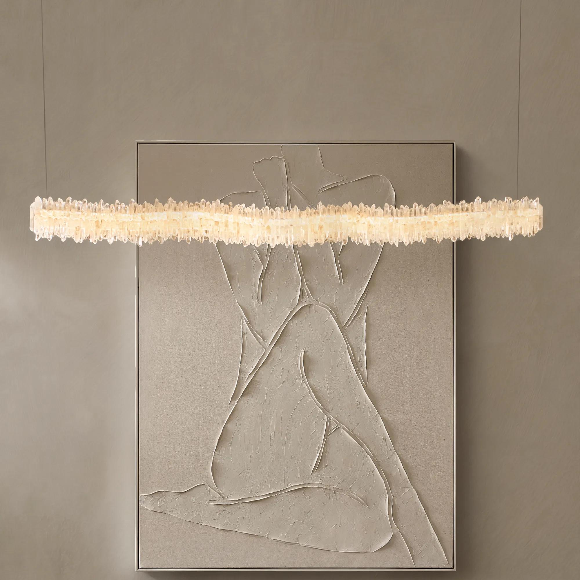 Stella Quartz LED Chandelier 47.25"