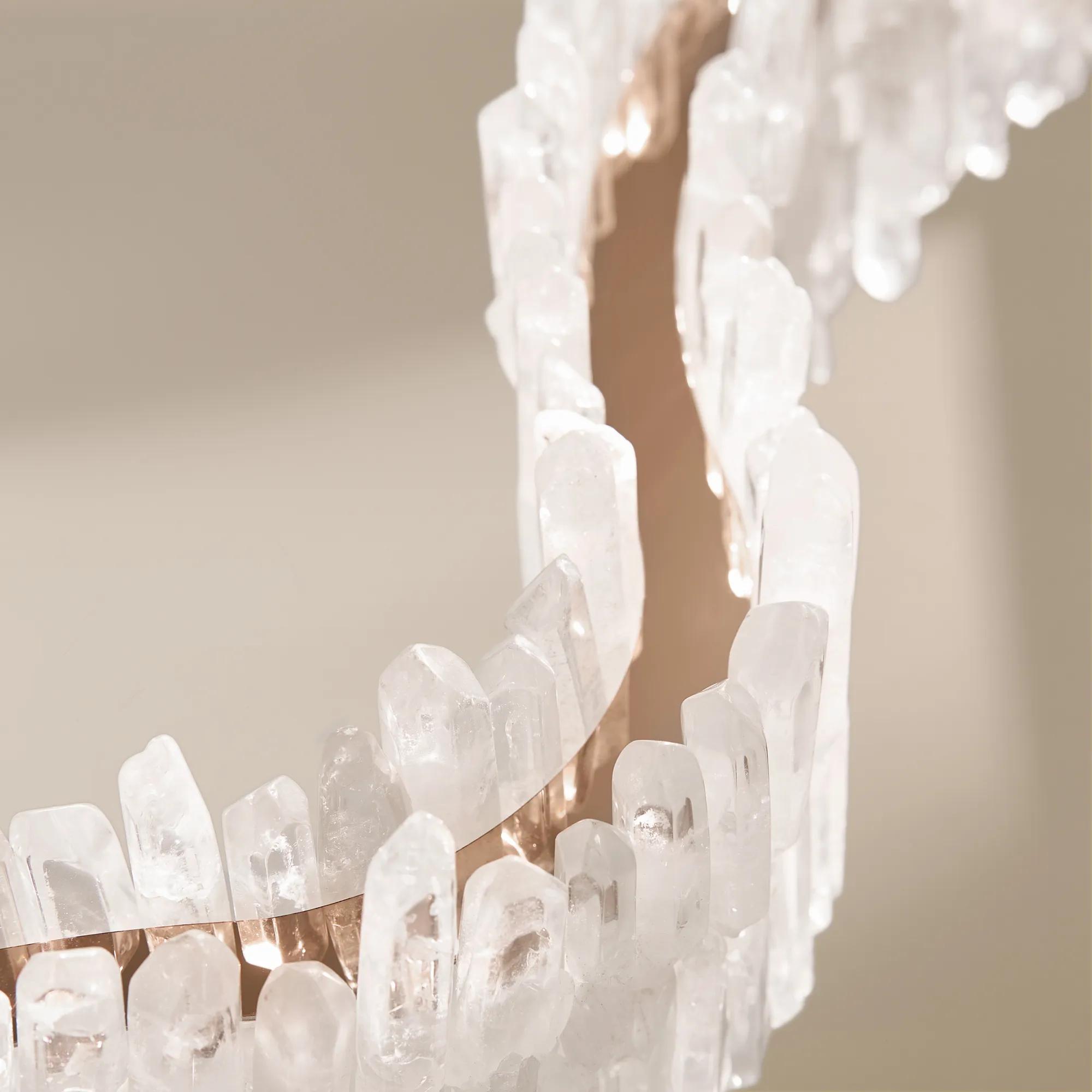 Stella Quartz LED Chandelier 47.25"