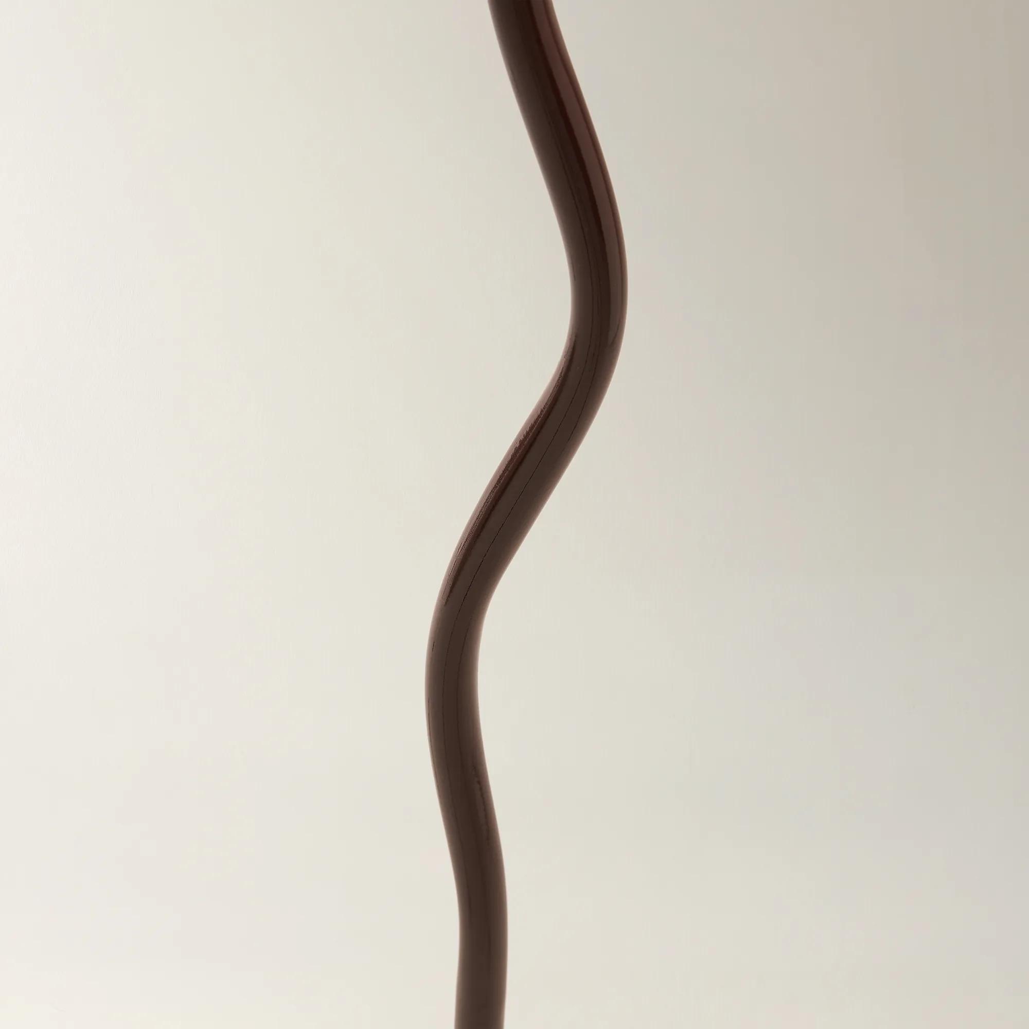 Halsey Wavey Metal Floor Lamp 59" - Fig