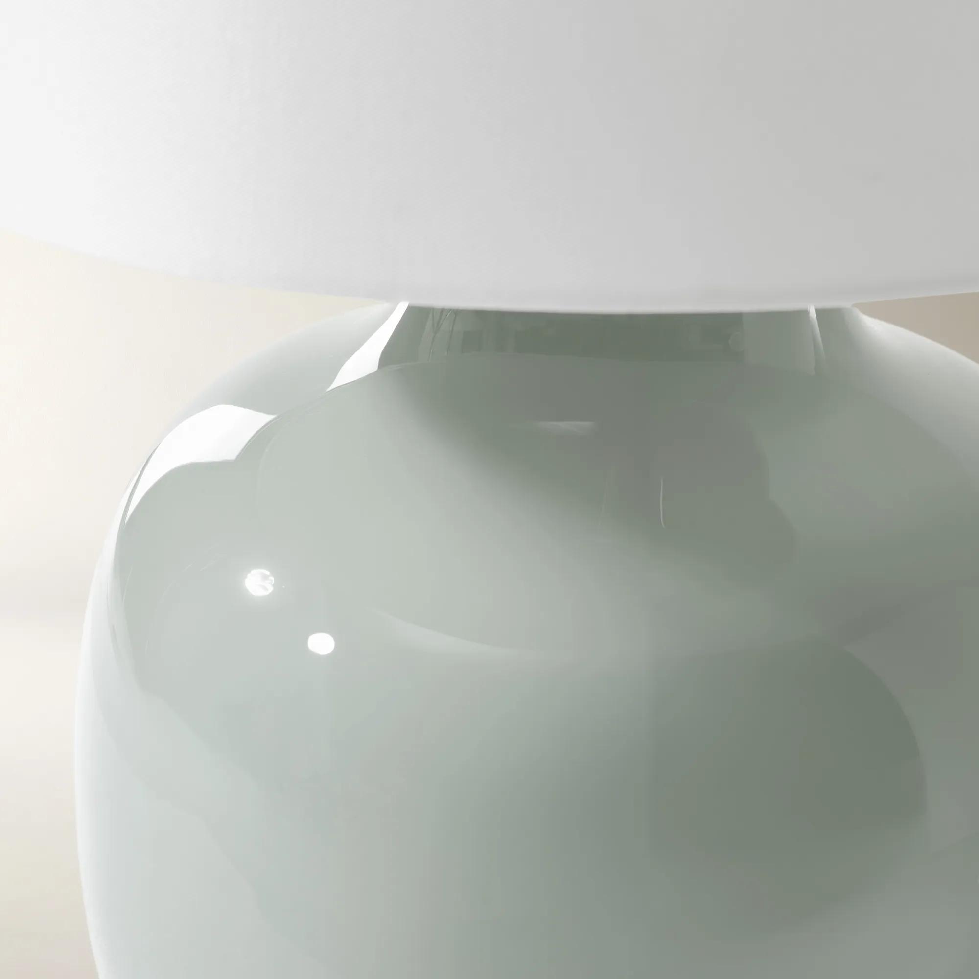 Blair Glass Table Lamp 25" - Sea Glass