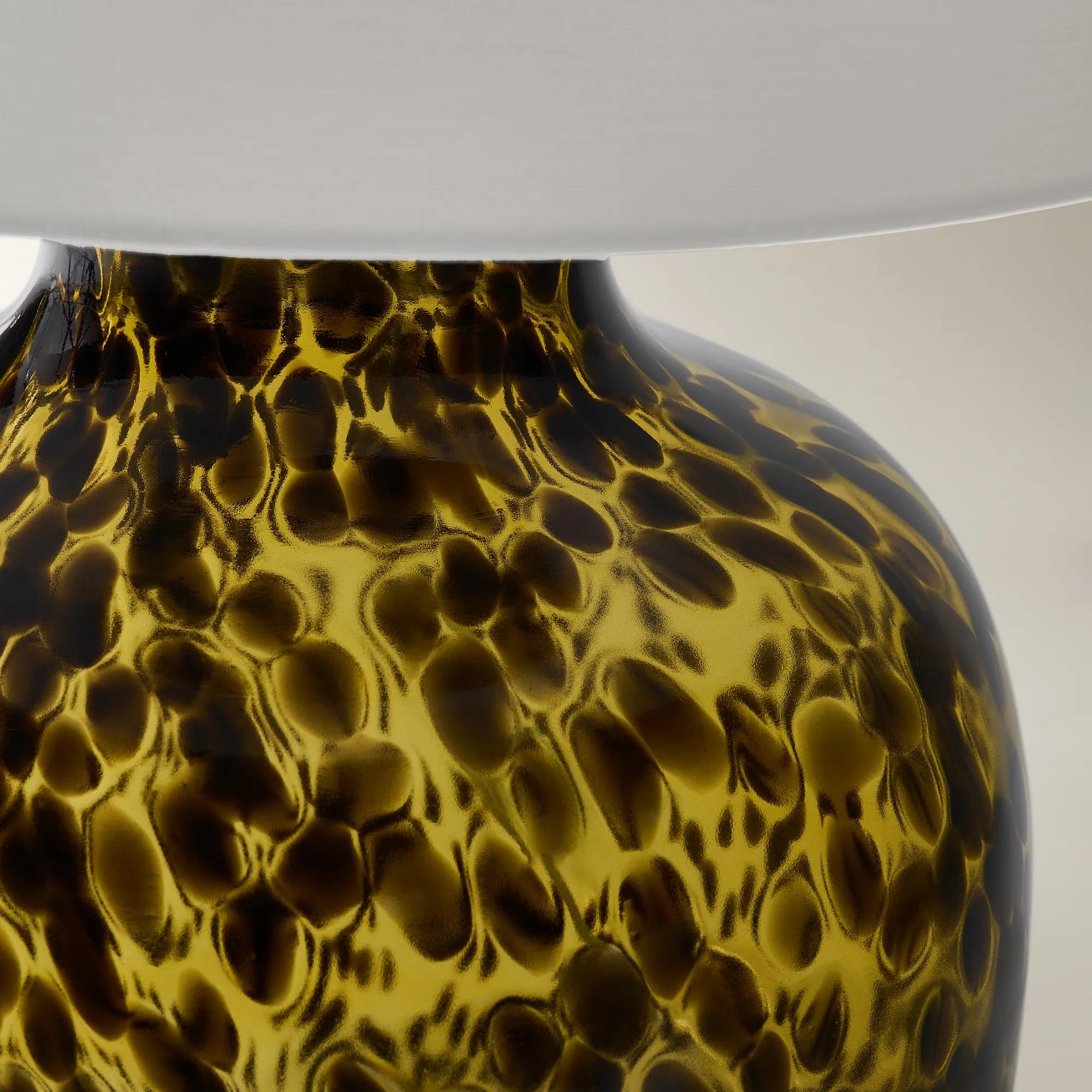Blair Glass Table Lamp 25" - Tortoise