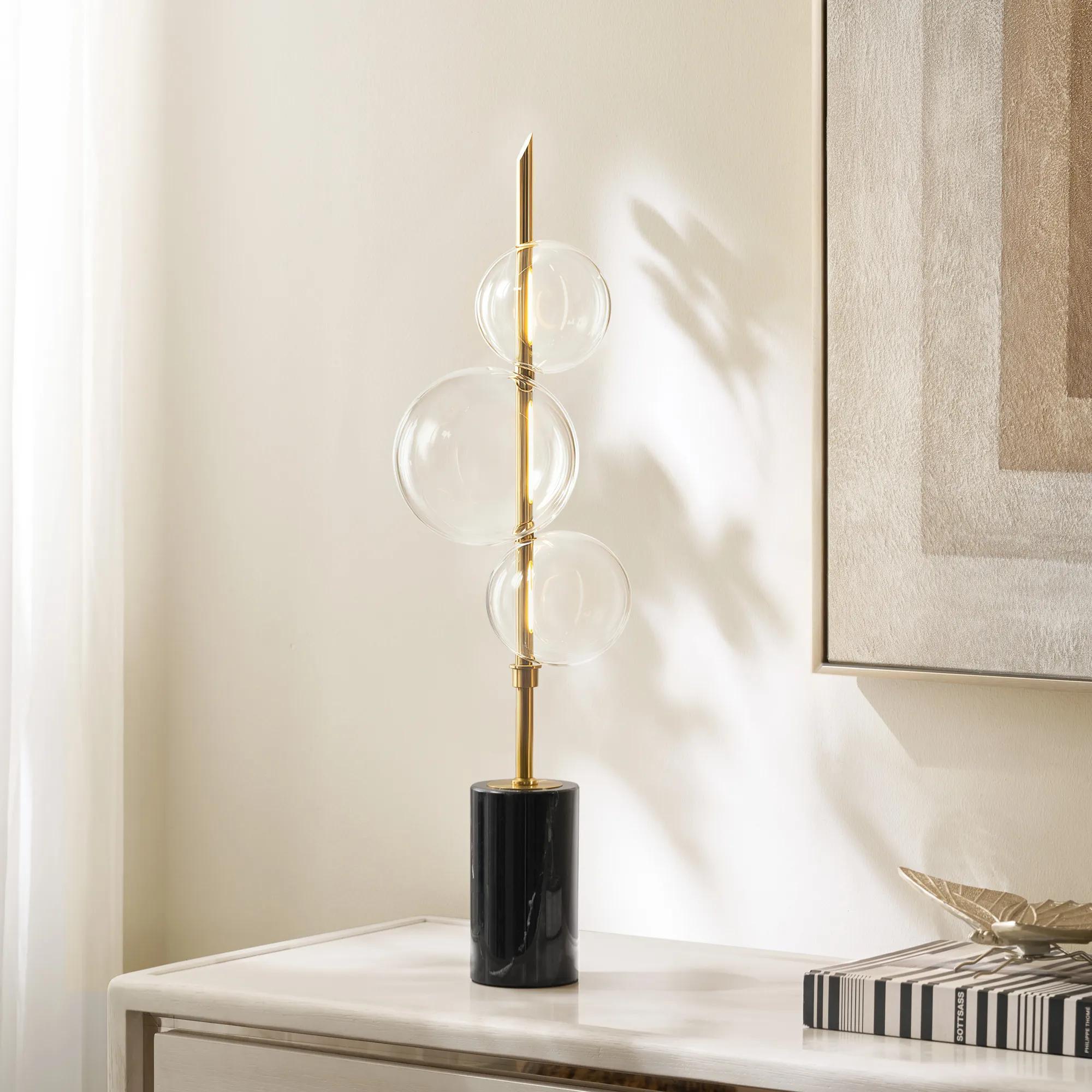 Bolla LED Glass Bubble Table Lamp 31.5"