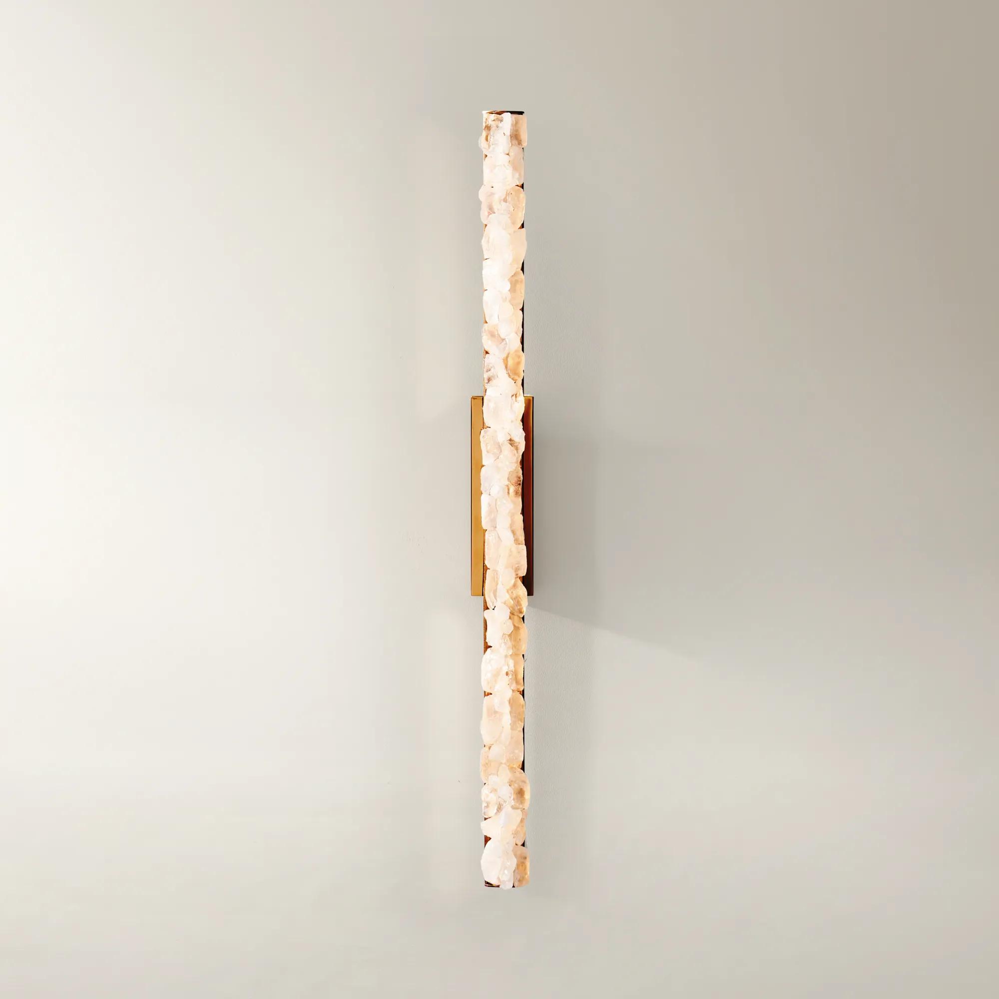 Demi LED Quartz Wall Sconce 19.75"