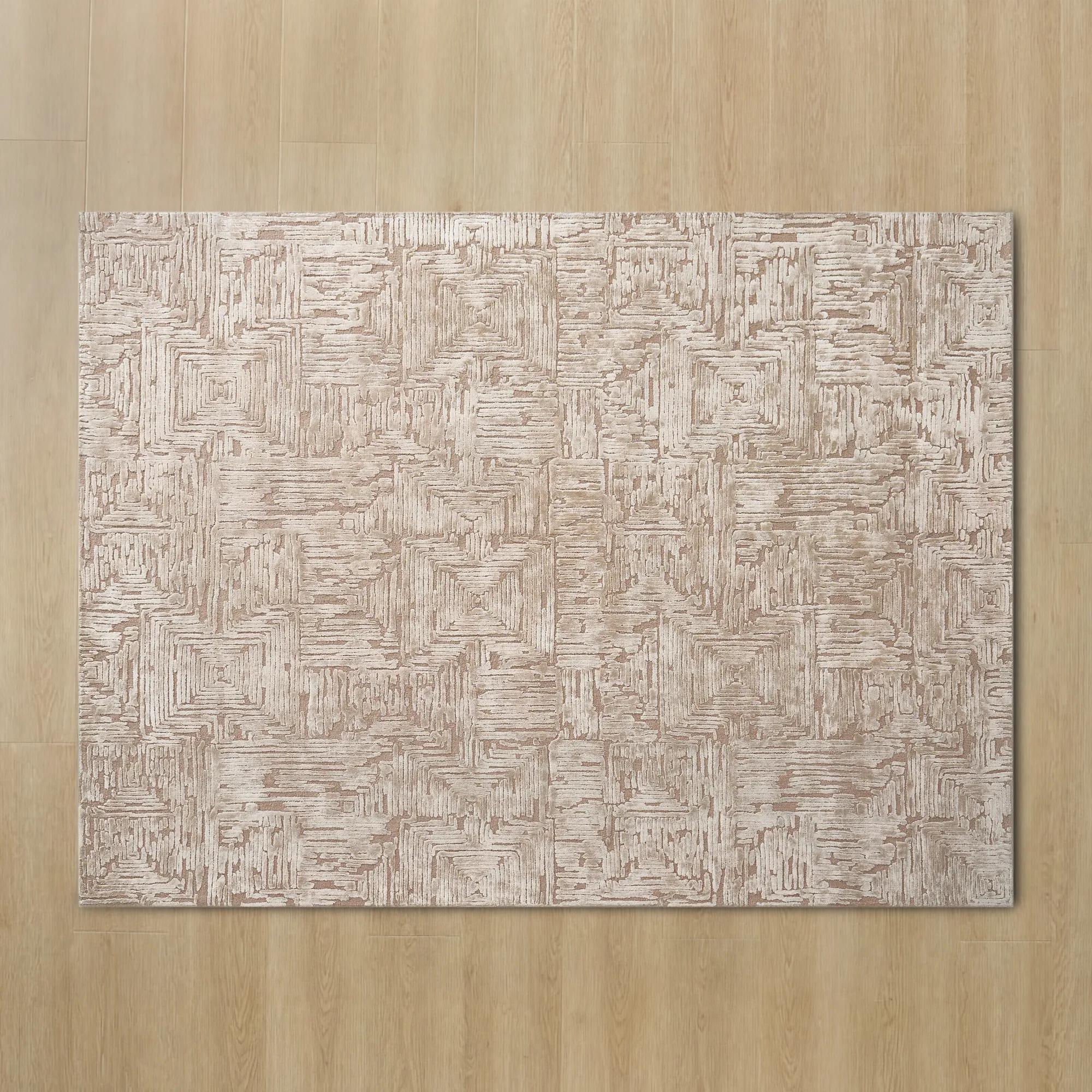 Andra Dimensional Rug - Mocha Rose
