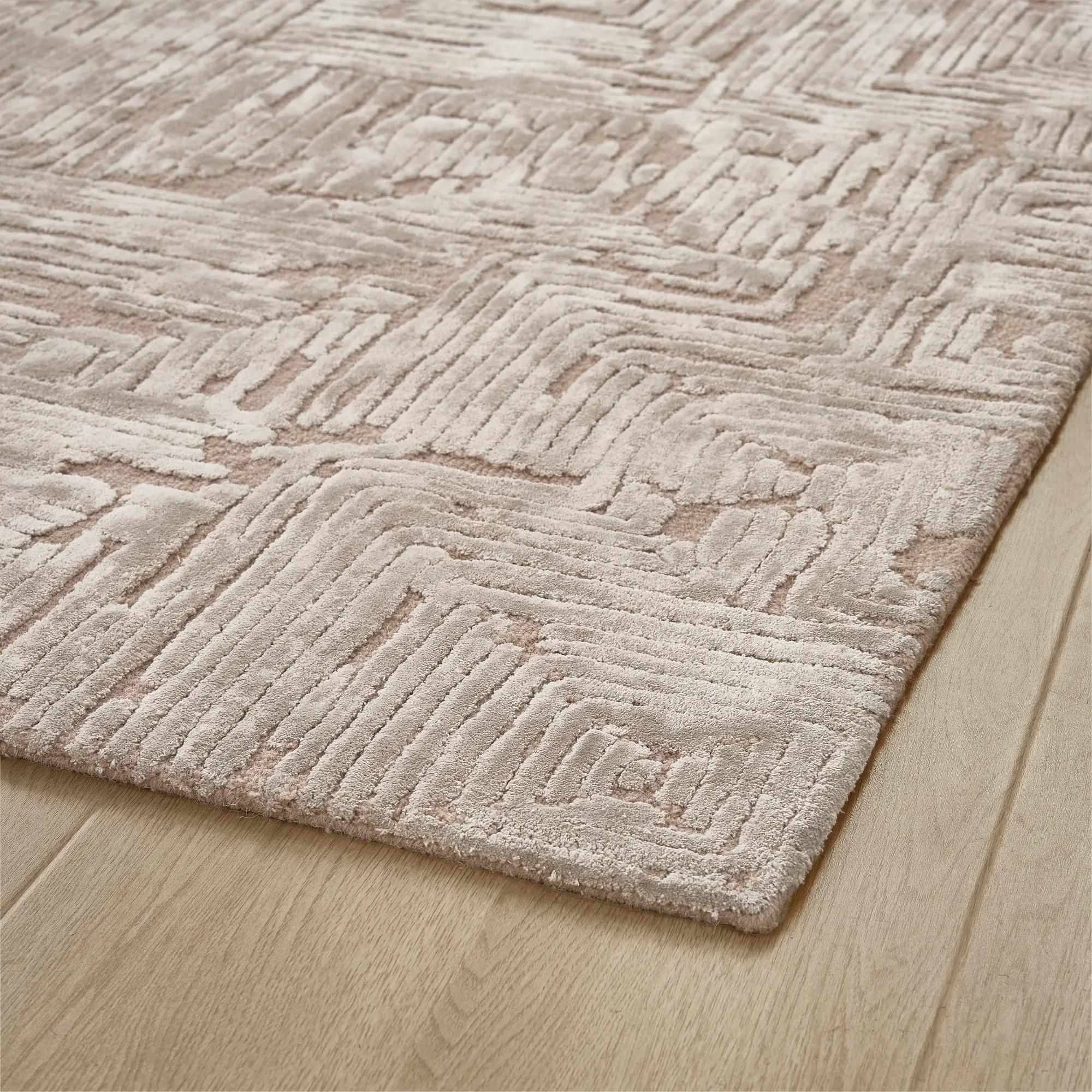 Andra Dimensional Rug - Mocha Rose