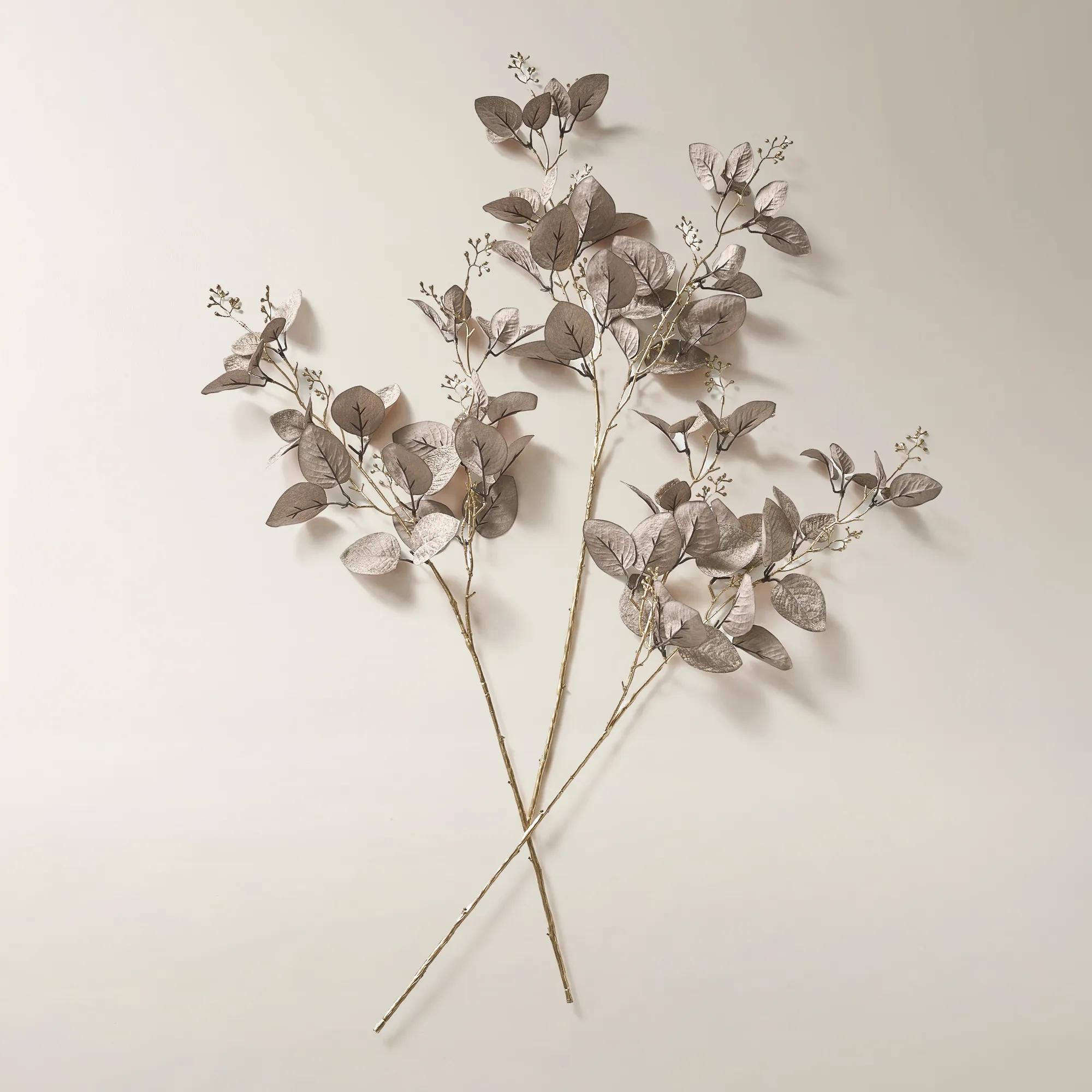 Champagne Eucalyptus Spray 32" - Set of 3