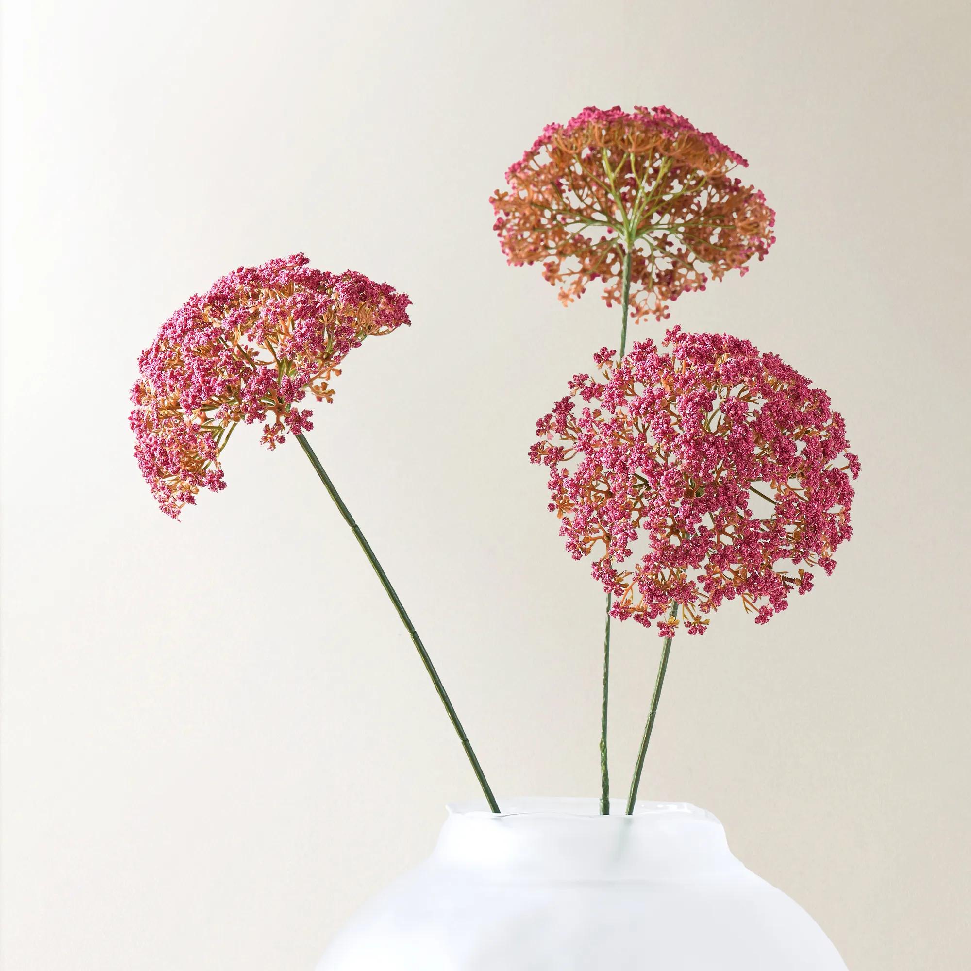 Berry Pink Heracleum 29" - Set of 3