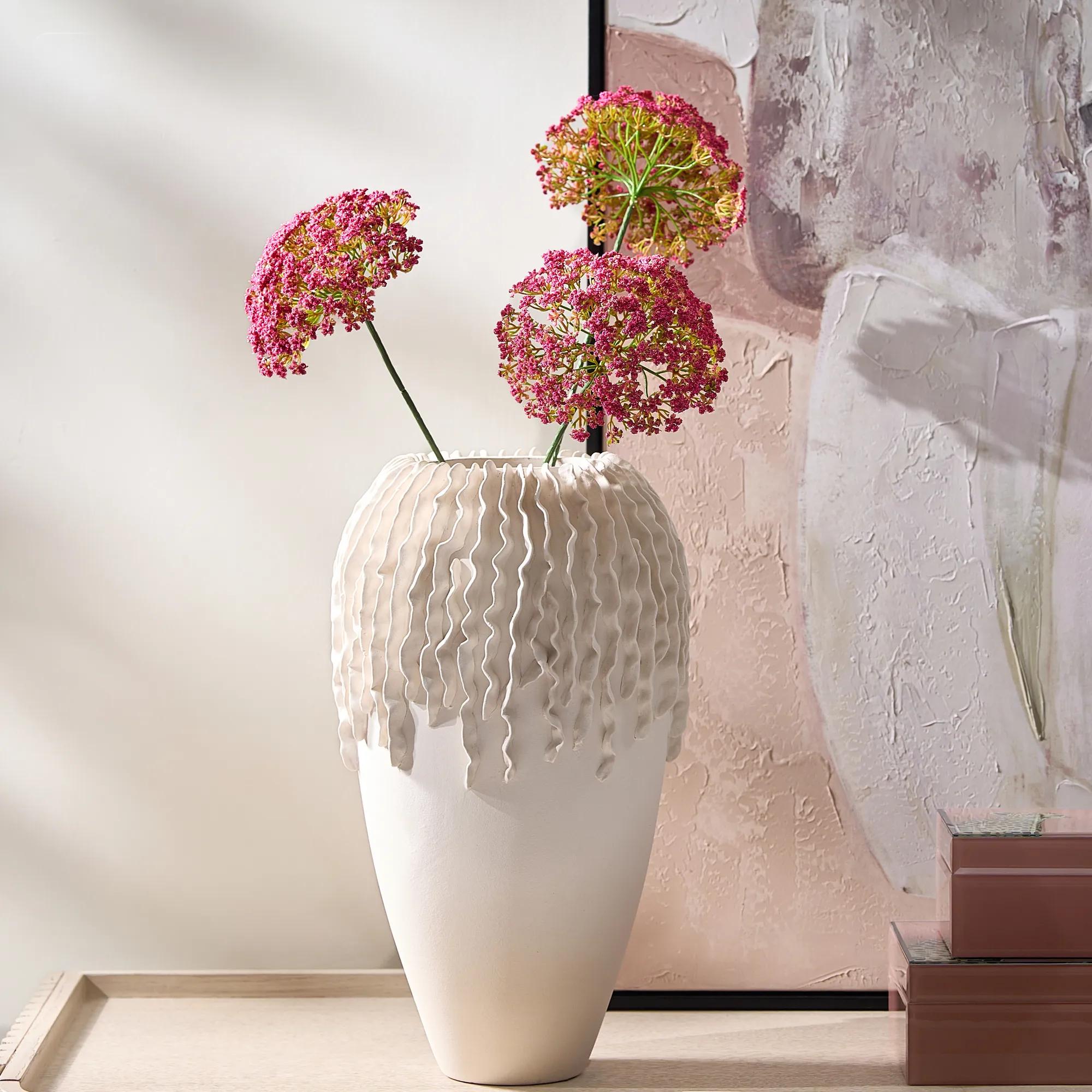 Berry Pink Heracleum 29" - Set of 3