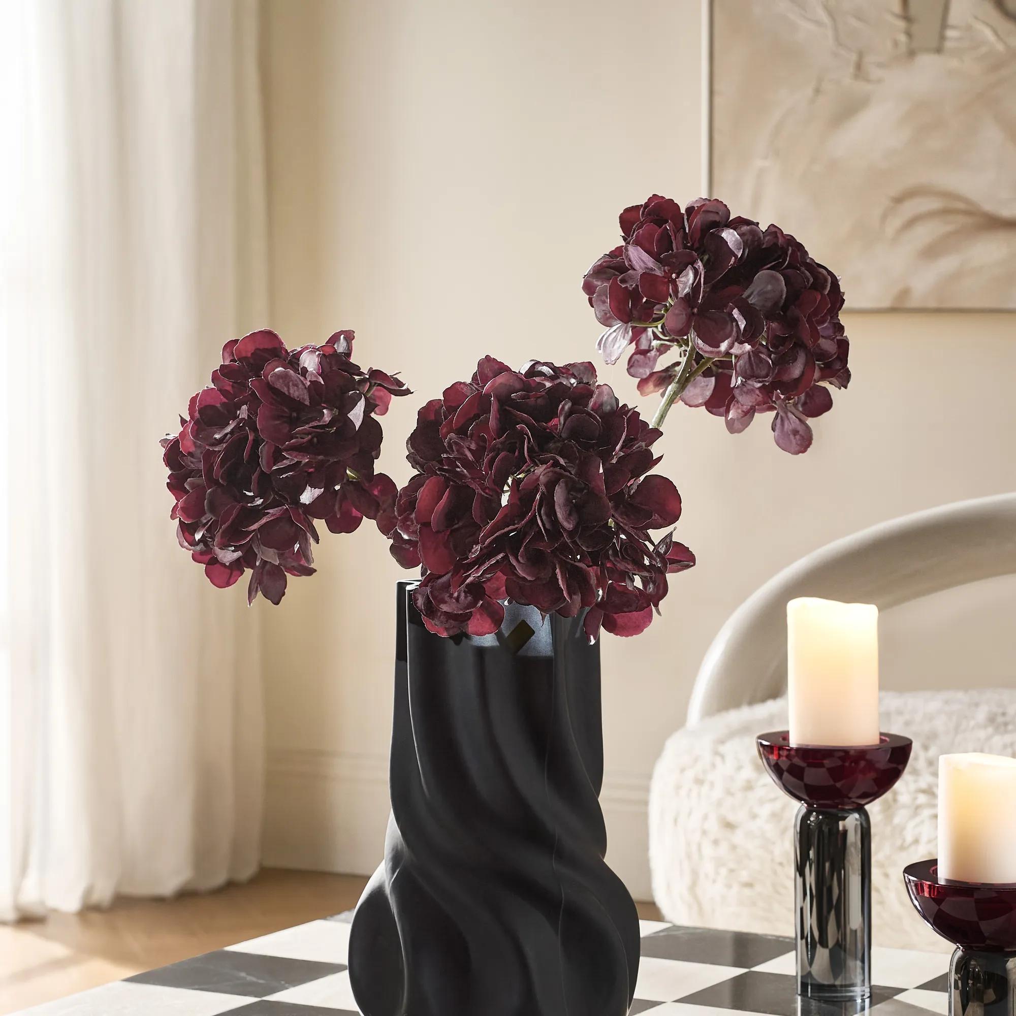 Fig Hydrangea Stem 18.5"- Set of 3