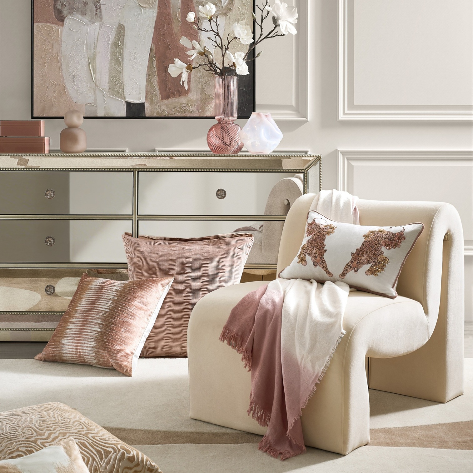 Magnolia White 40" - Set of 3